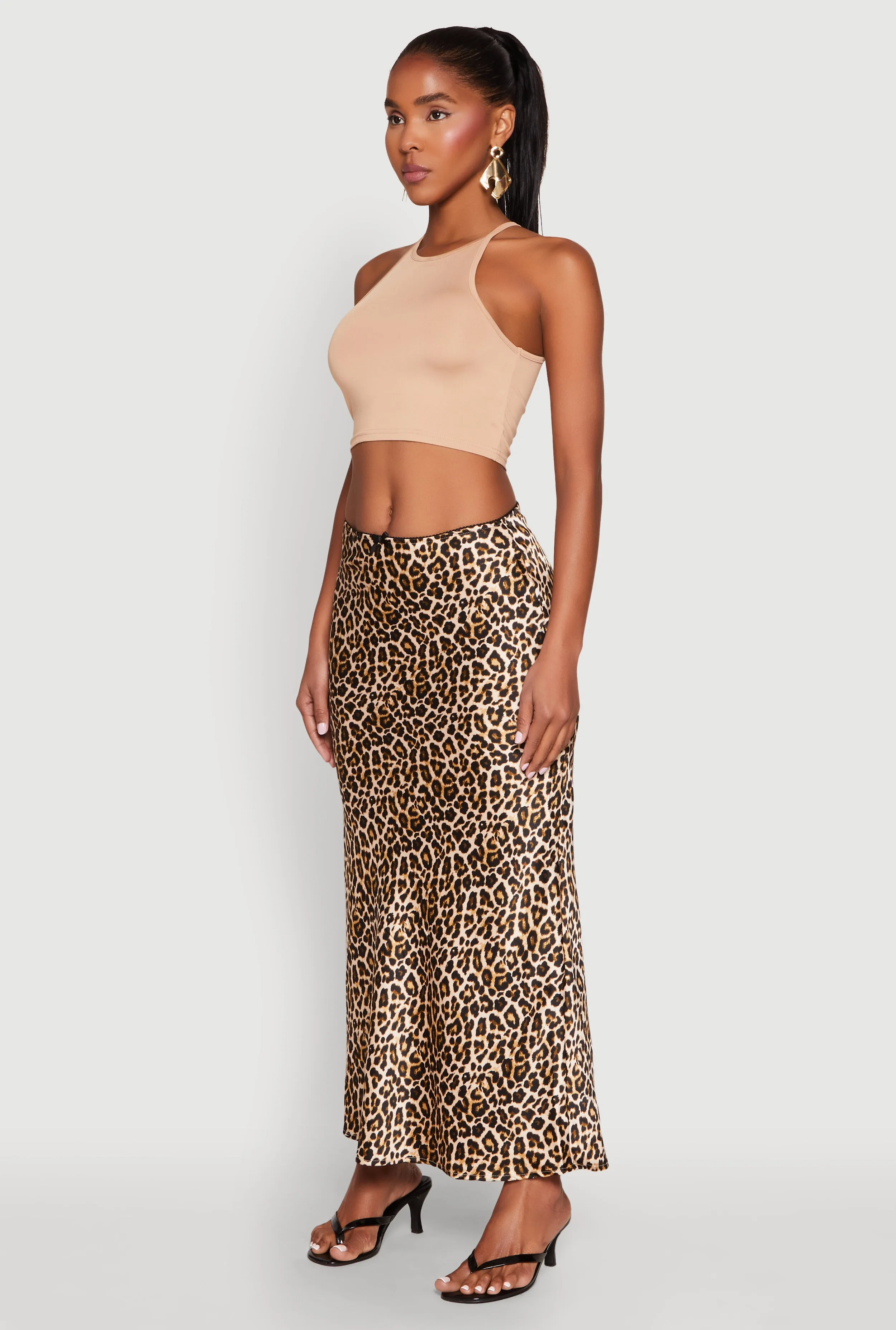 Daisy High Neck Cropped Tank Top sold by Rainbow product image thumbnail 5