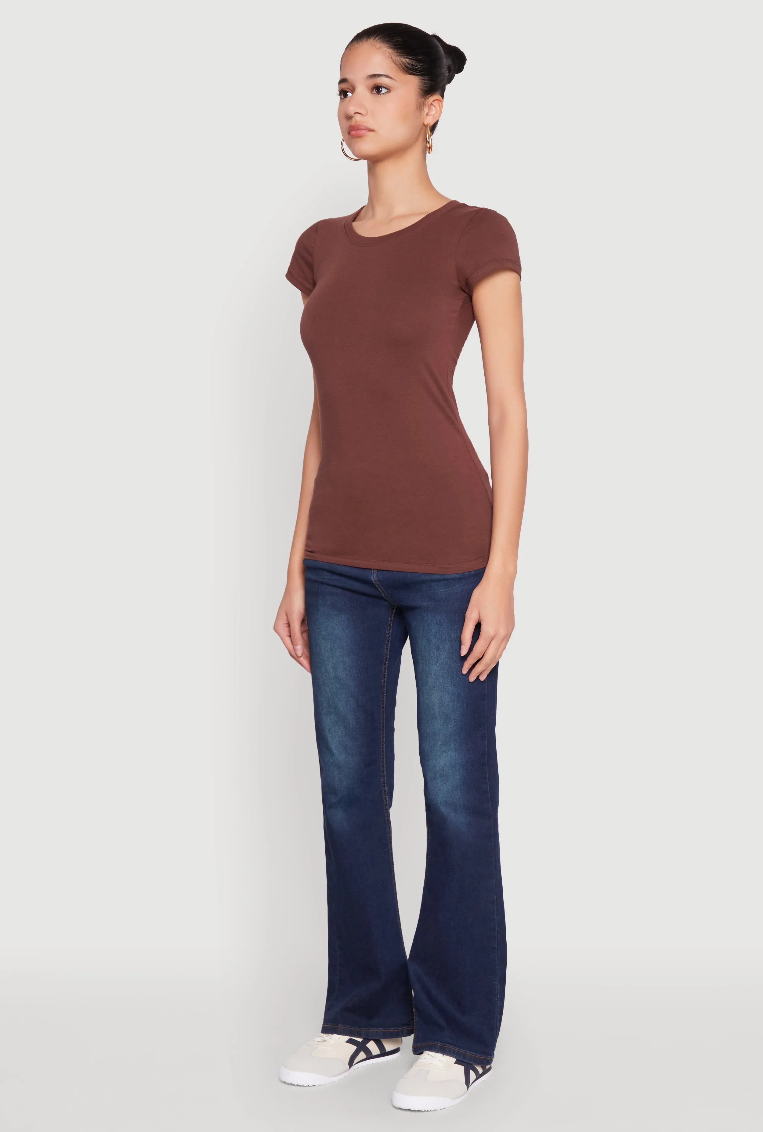 Short Sleeve Scoop Neck Tee sold by Rainbow product image thumbnail 5