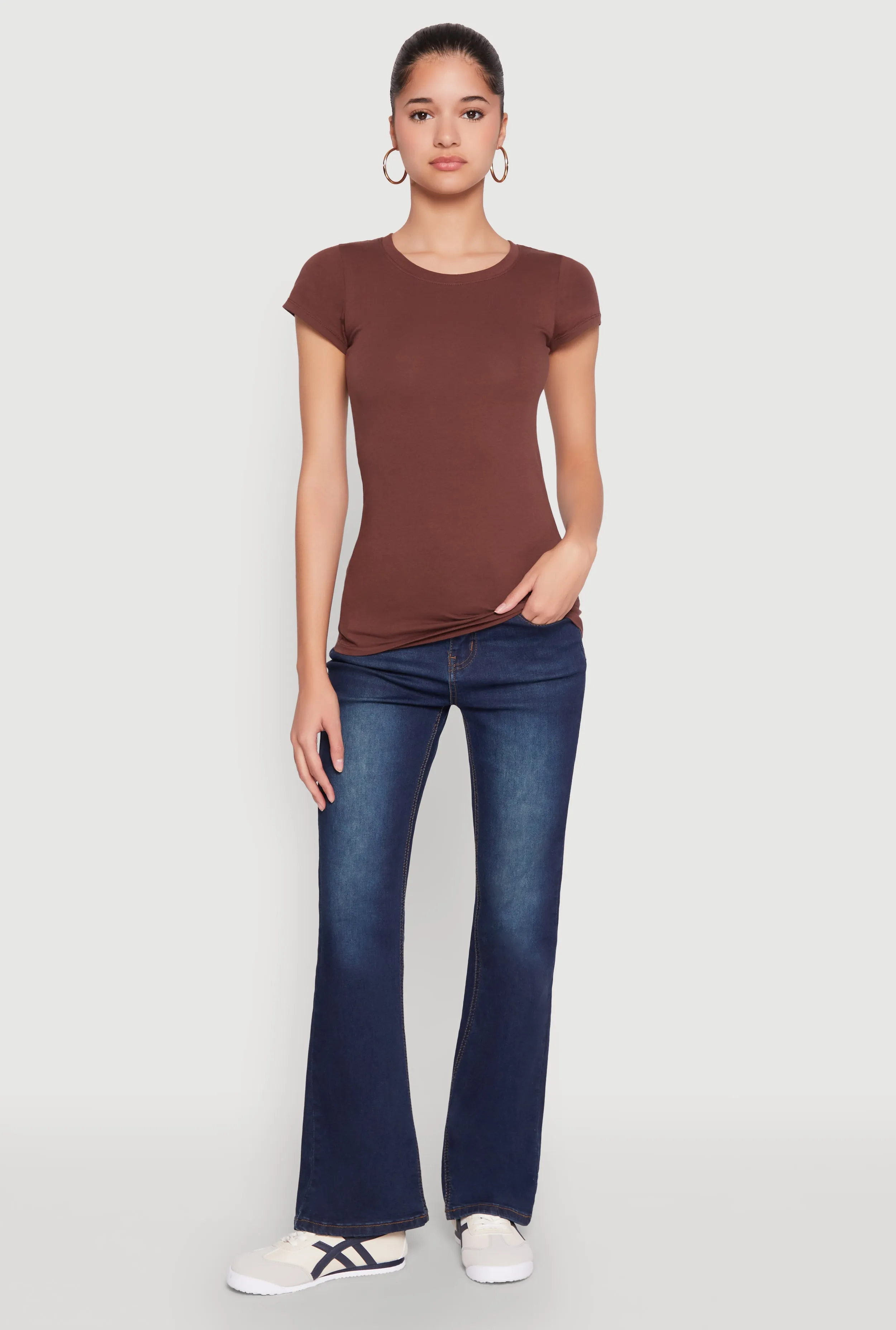 Short Sleeve Scoop Neck Tee sold by Rainbow