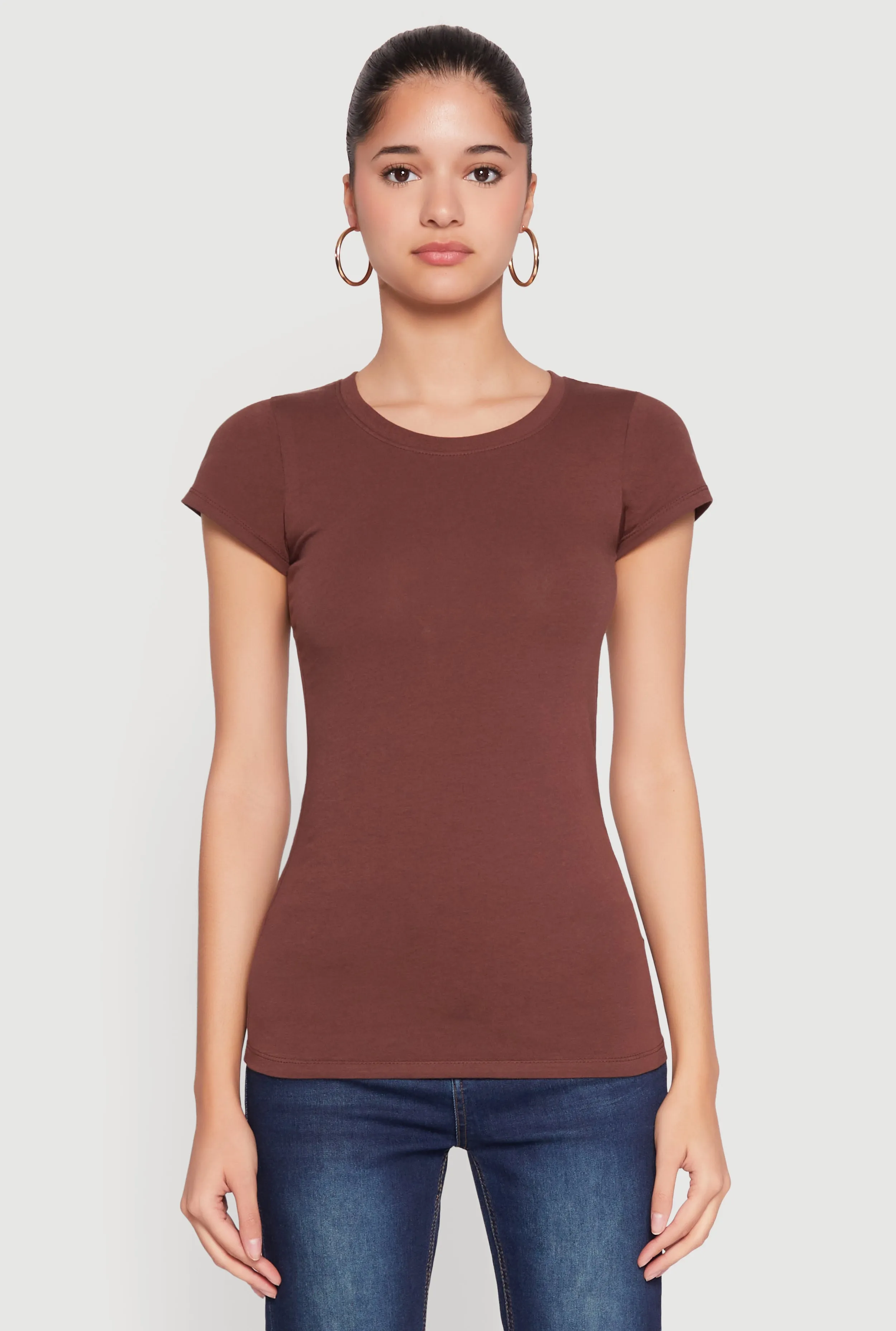 Short Sleeve Scoop Neck Tee sold by Rainbow product image thumbnail 2