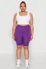 Plus Size High Waist Seamless Biker Shorts sold by Rainbow