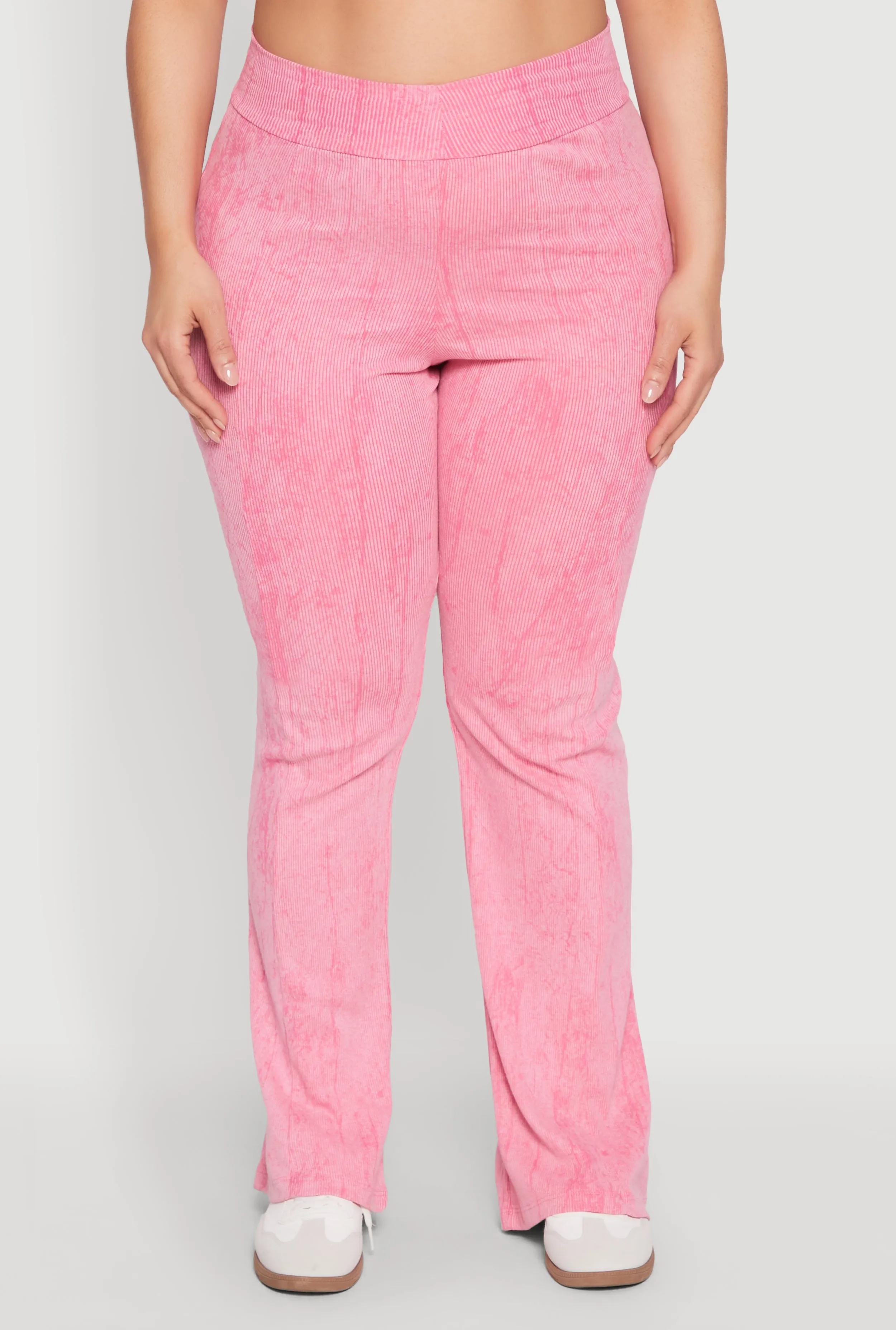 Plus Size Mineral Wash Boot Cut Pants sold by Rainbow product image thumbnail 3