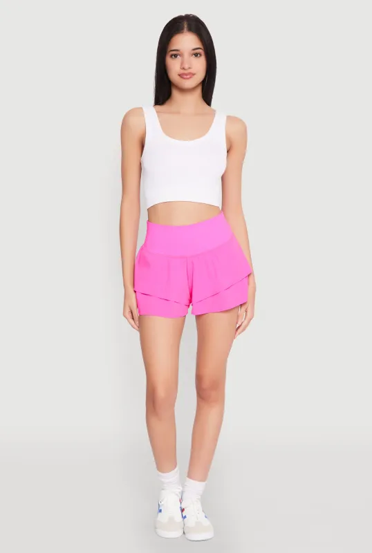 Tiered Active Shorts sold by Rainbow