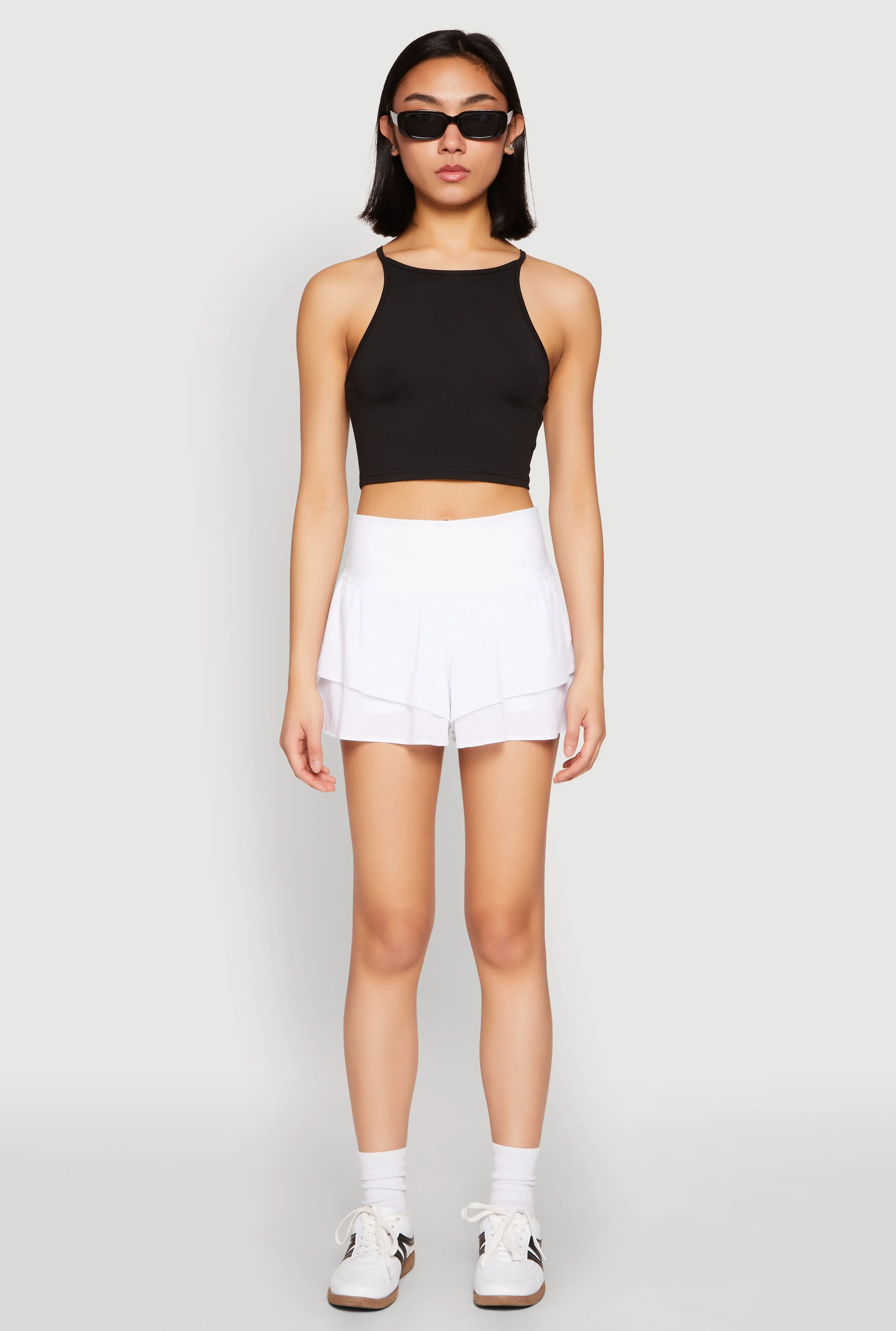 Daisy High Neck Cropped Tank Top sold by Rainbow product image thumbnail 3