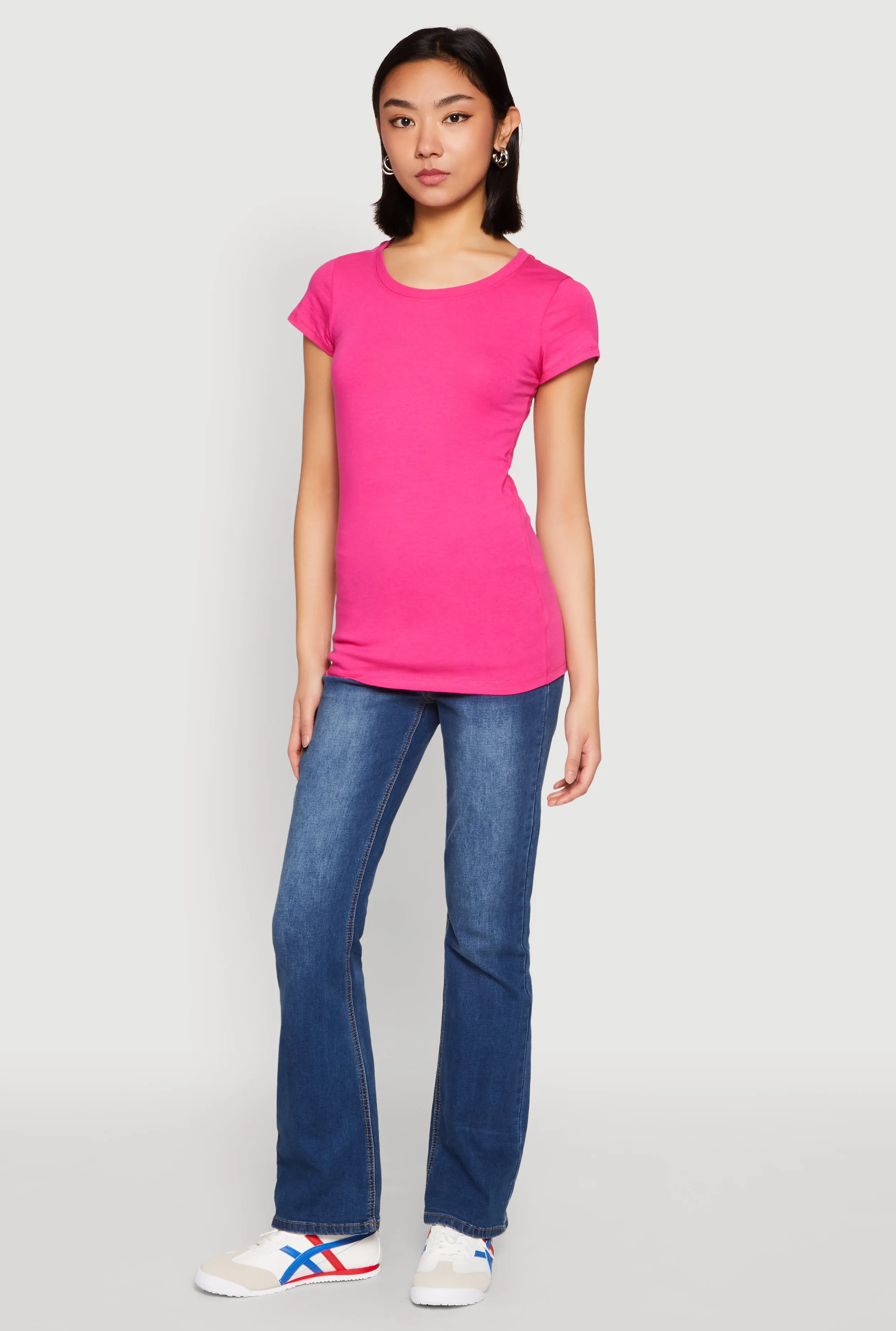 Short Sleeve Scoop Neck Tee sold by Rainbow