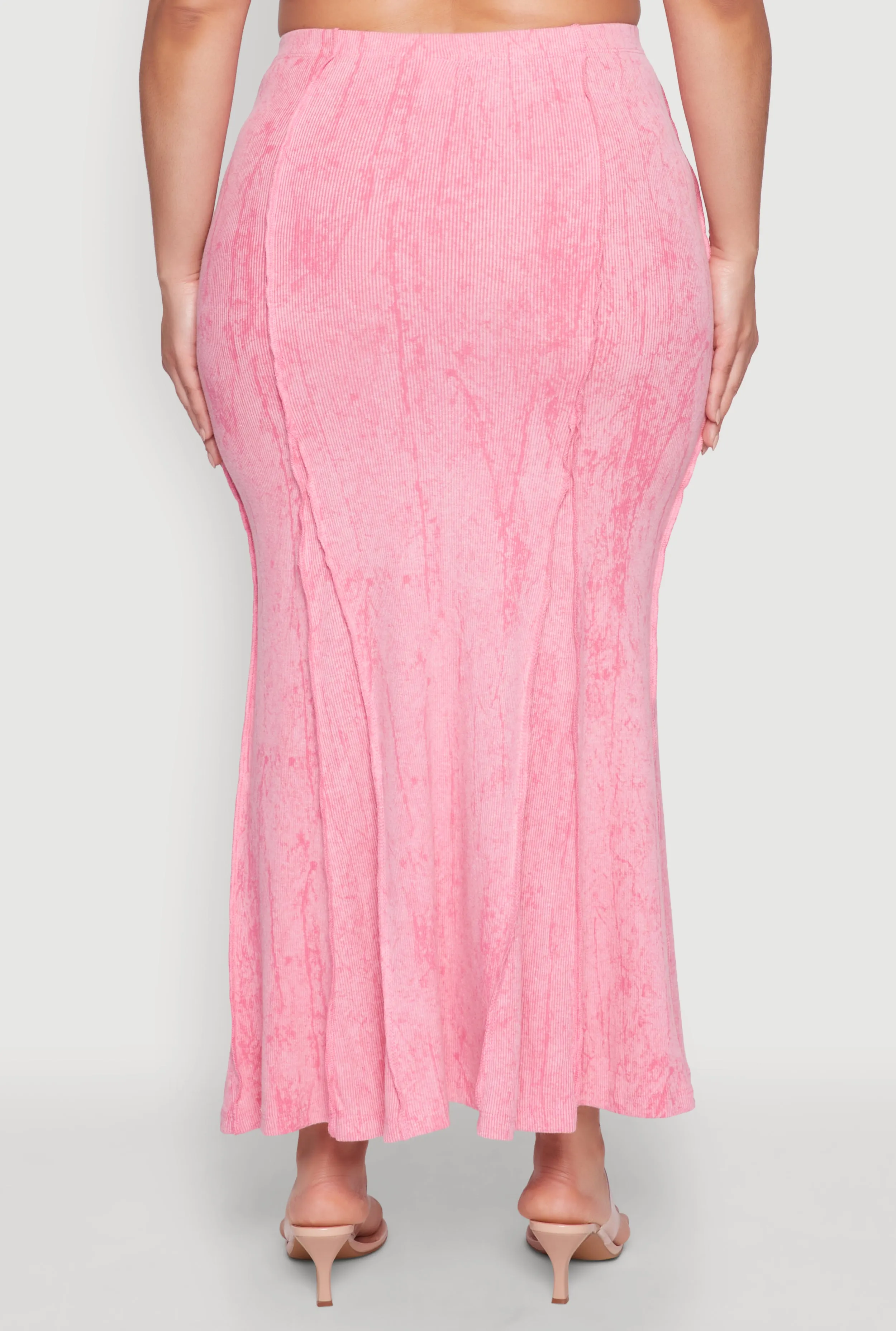 Plus Size Mineral Wash Mermaid Skirt sold by Rainbow product image thumbnail 5