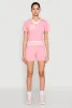 Daisy 10 Varsity Stripe Shorts sold by Rainbow