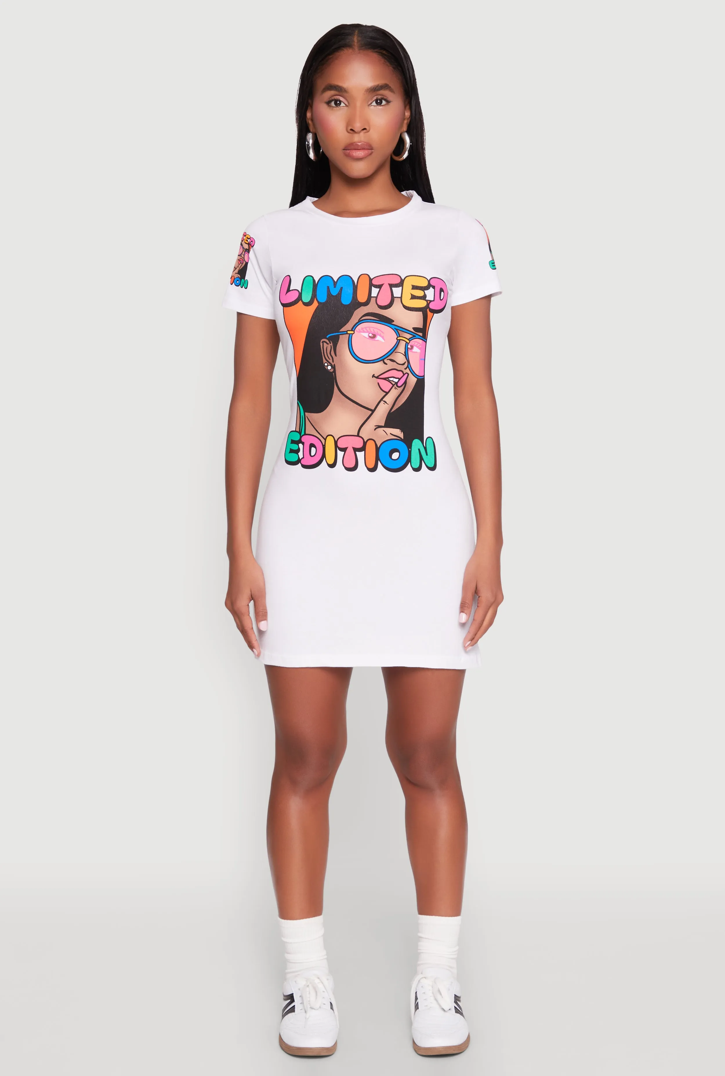 Limited Edition Graphic T Shirt Dress sold by Rainbow