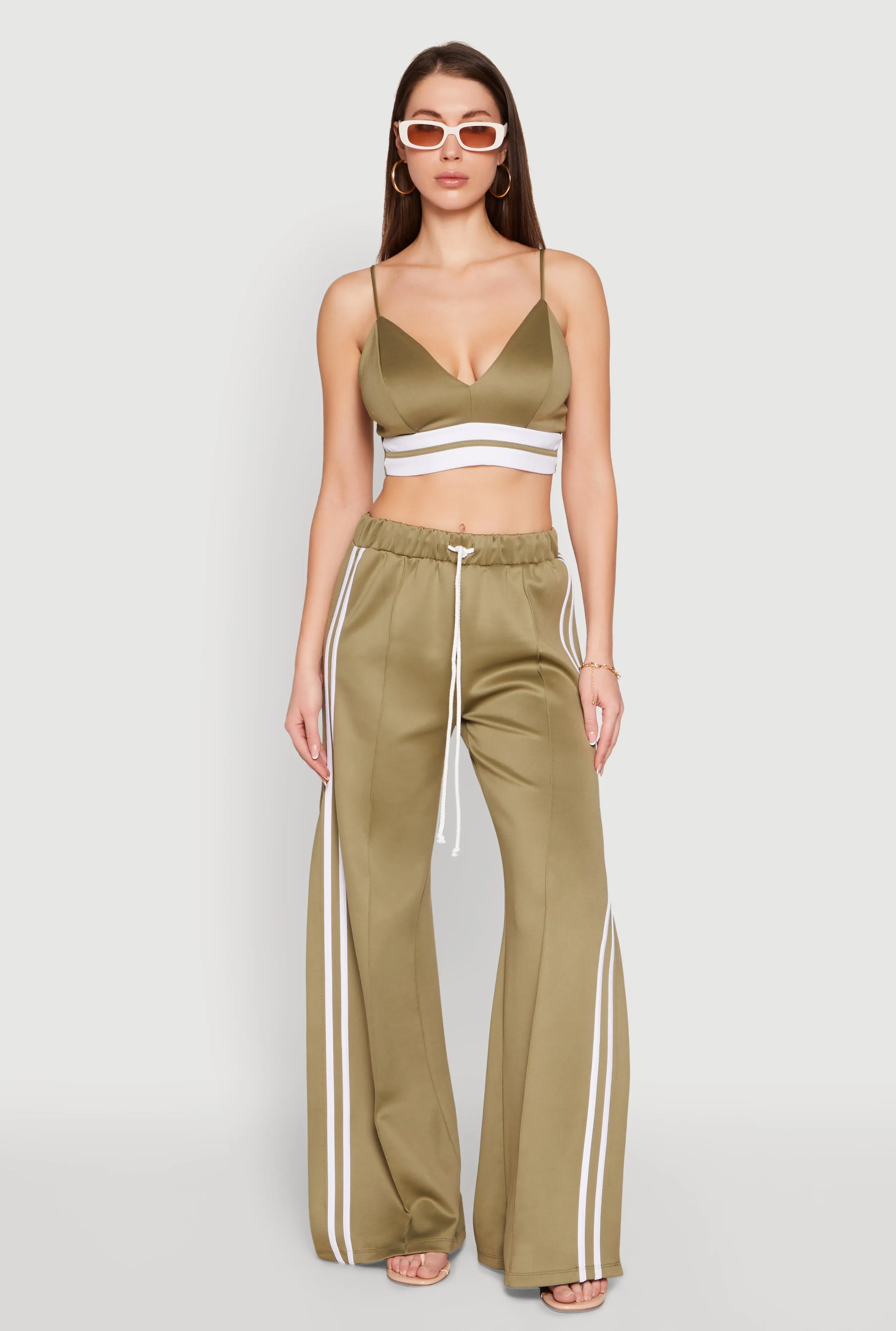 Varsity Stripe Detail Bralette sold by Rainbow product image thumbnail 3