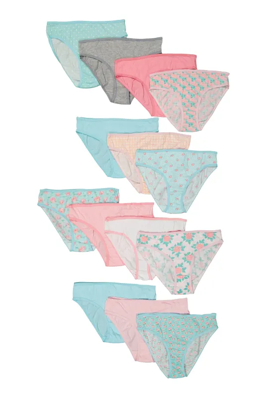 Girls Patterned Panties 14 Pack sold by Rainbow