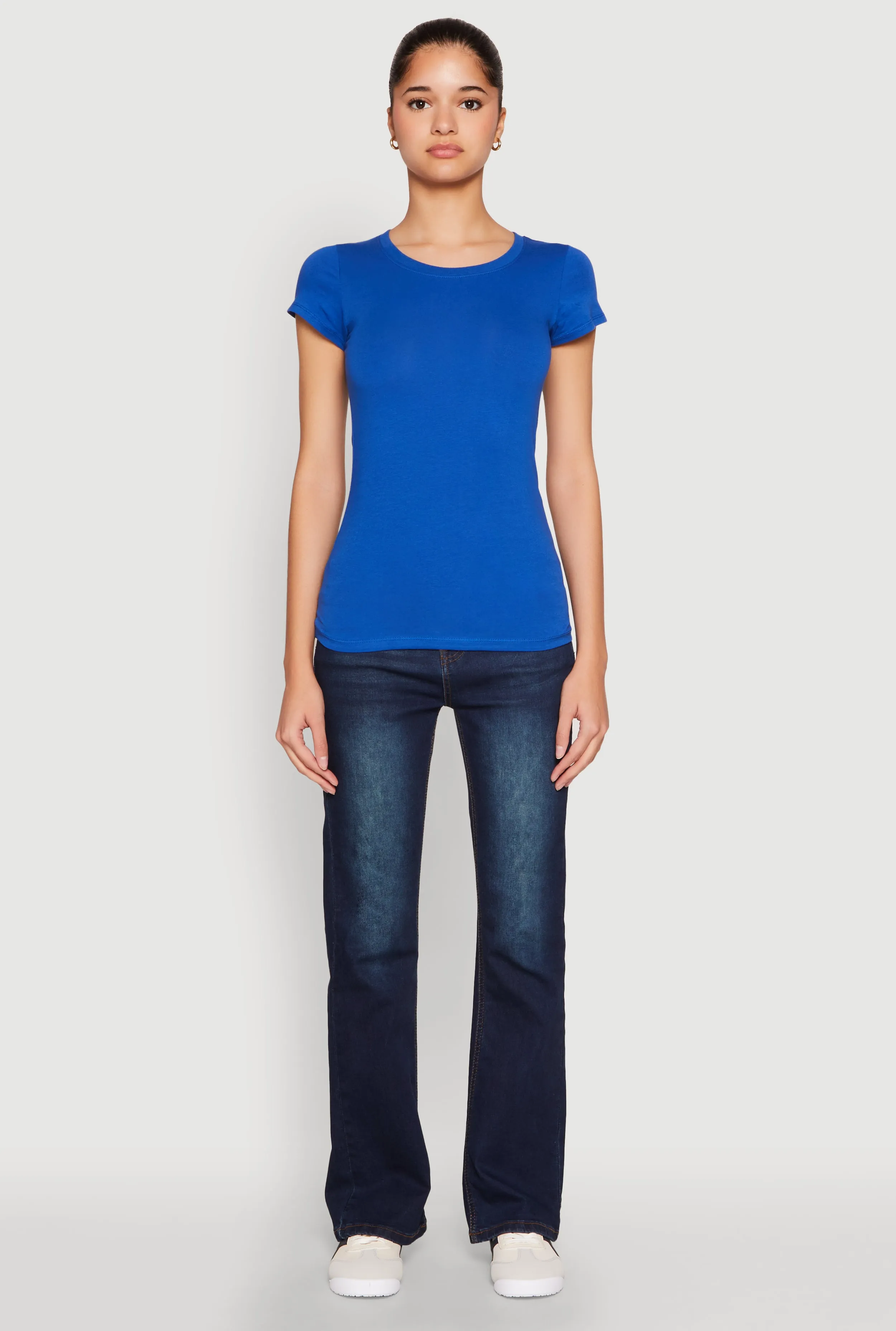 Short Sleeve Scoop Neck Tee sold by Rainbow product image thumbnail 3