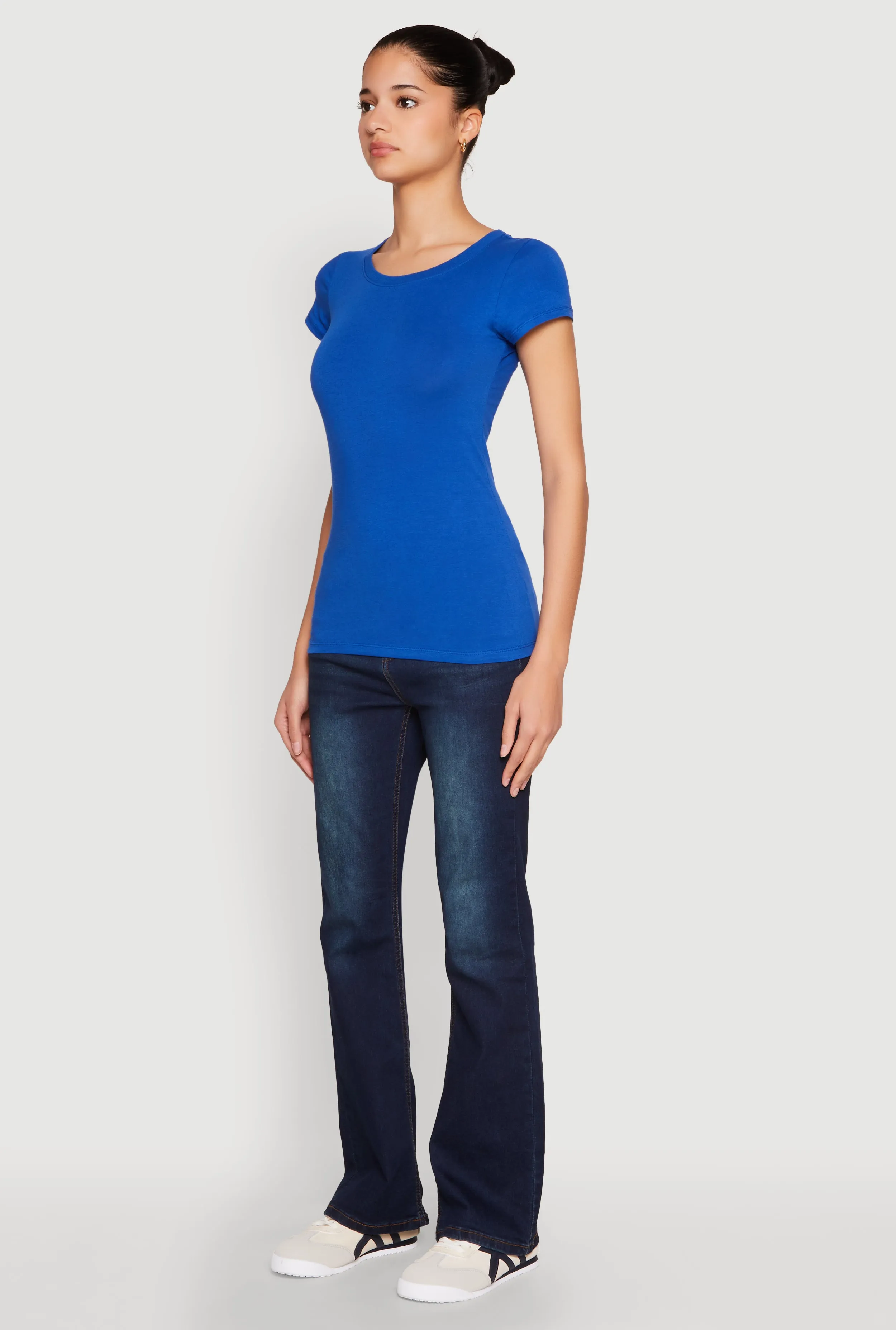 Short Sleeve Scoop Neck Tee sold by Rainbow product image thumbnail 5