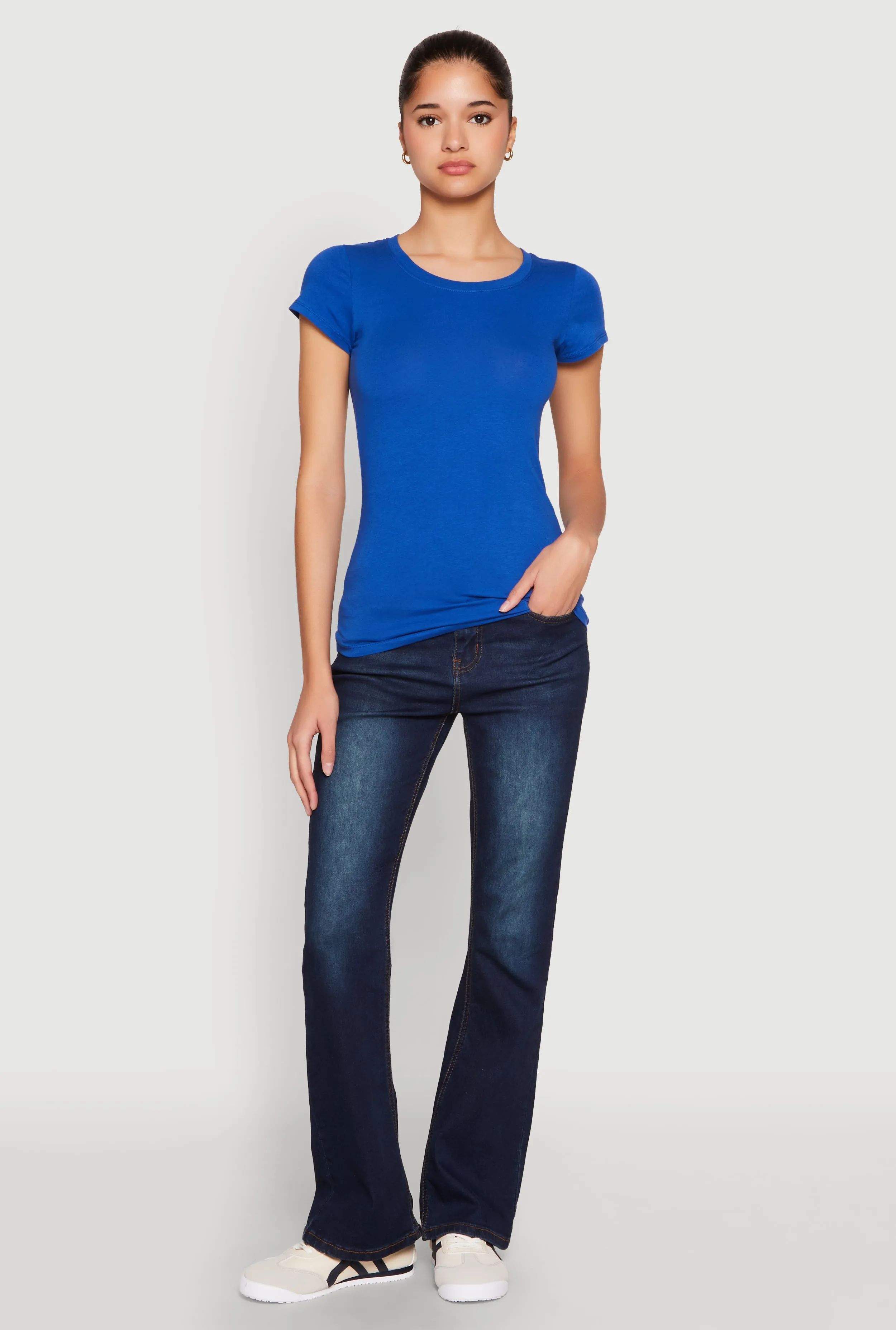 Short Sleeve Scoop Neck Tee sold by Rainbow