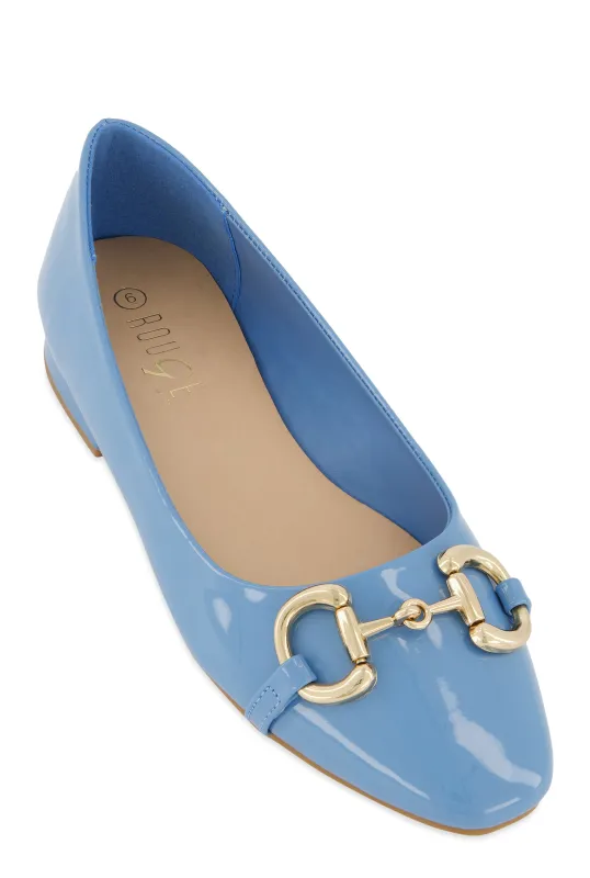 Horsebit Buckle Ballet Flats sold by Rainbow
