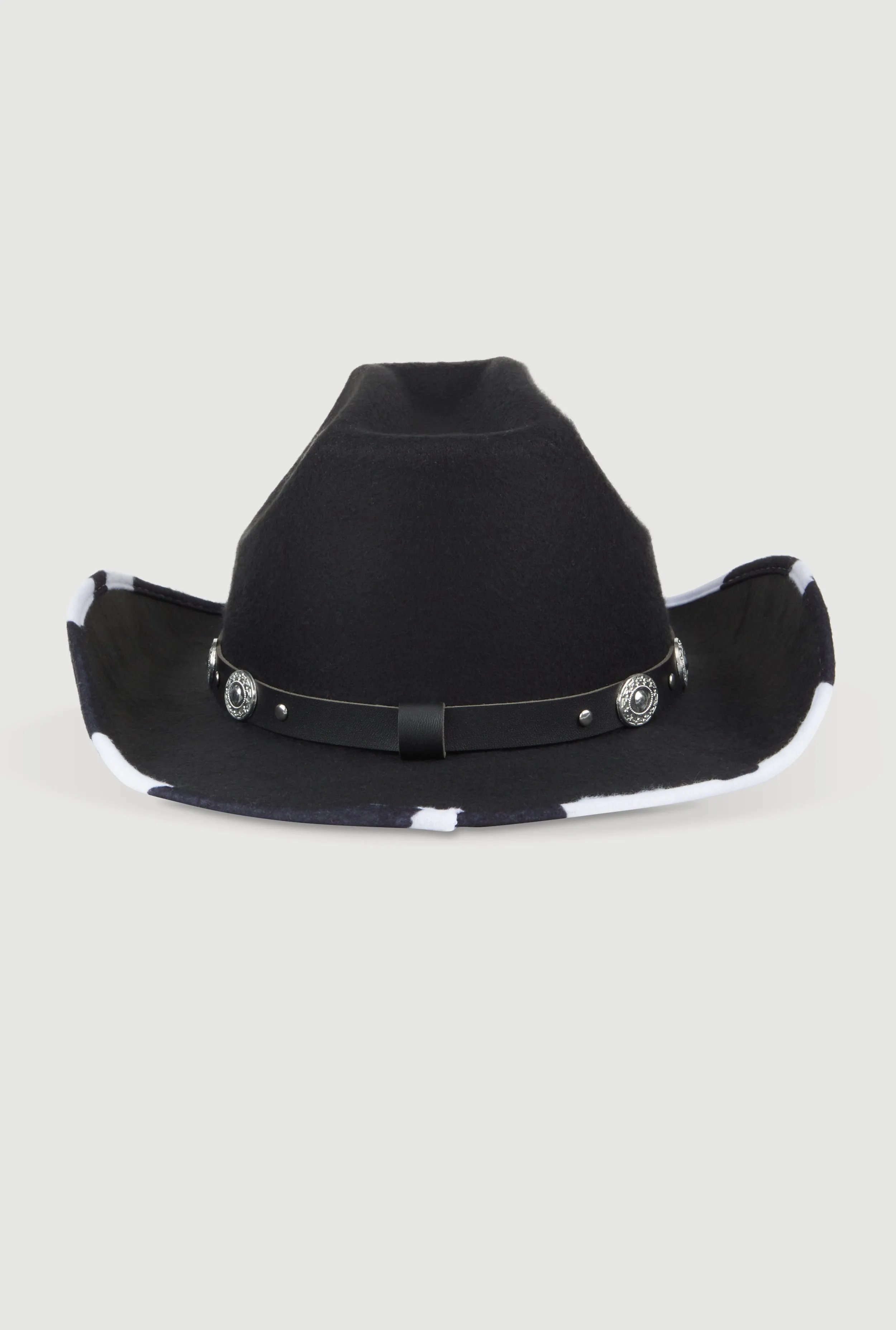 Studded Trim Cow Print Cowboy Hat sold by Rainbow product image thumbnail 5