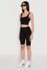 Seamless Square Neck Crop Top and Biker Shorts sold by Rainbow