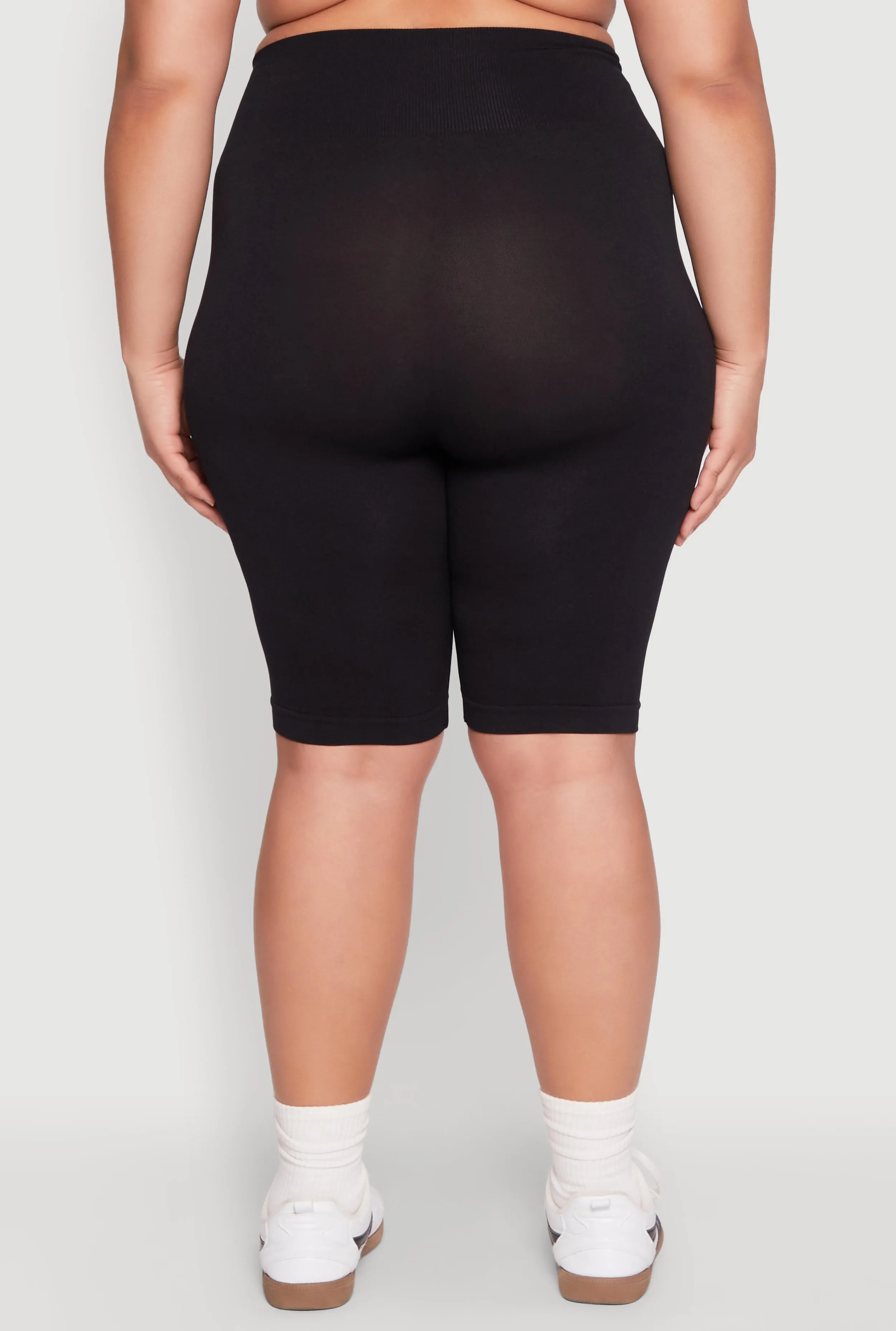 Plus Size High Waisted Biker Shorts sold by Rainbow product image thumbnail 5