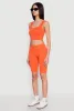 Seamless Square Neck Crop Top and Biker Shorts sold by Rainbow