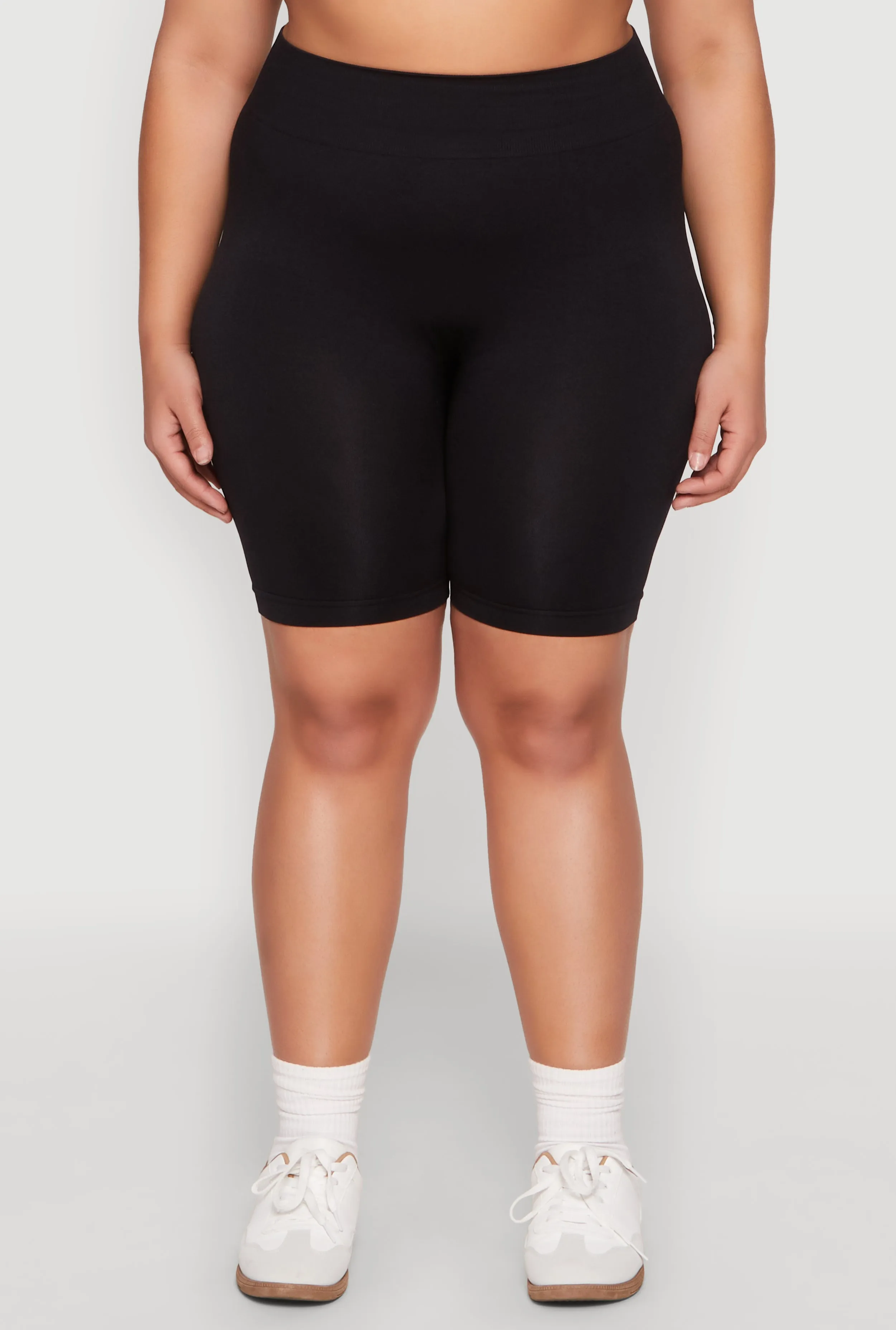 Plus Size High Waist Seamless Biker Shorts sold by Rainbow product image thumbnail 5