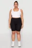 Plus Size High Waist Seamless Biker Shorts sold by Rainbow