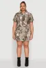 Plus Size Hunter Camo Print Cargo Skirt sold by Rainbow