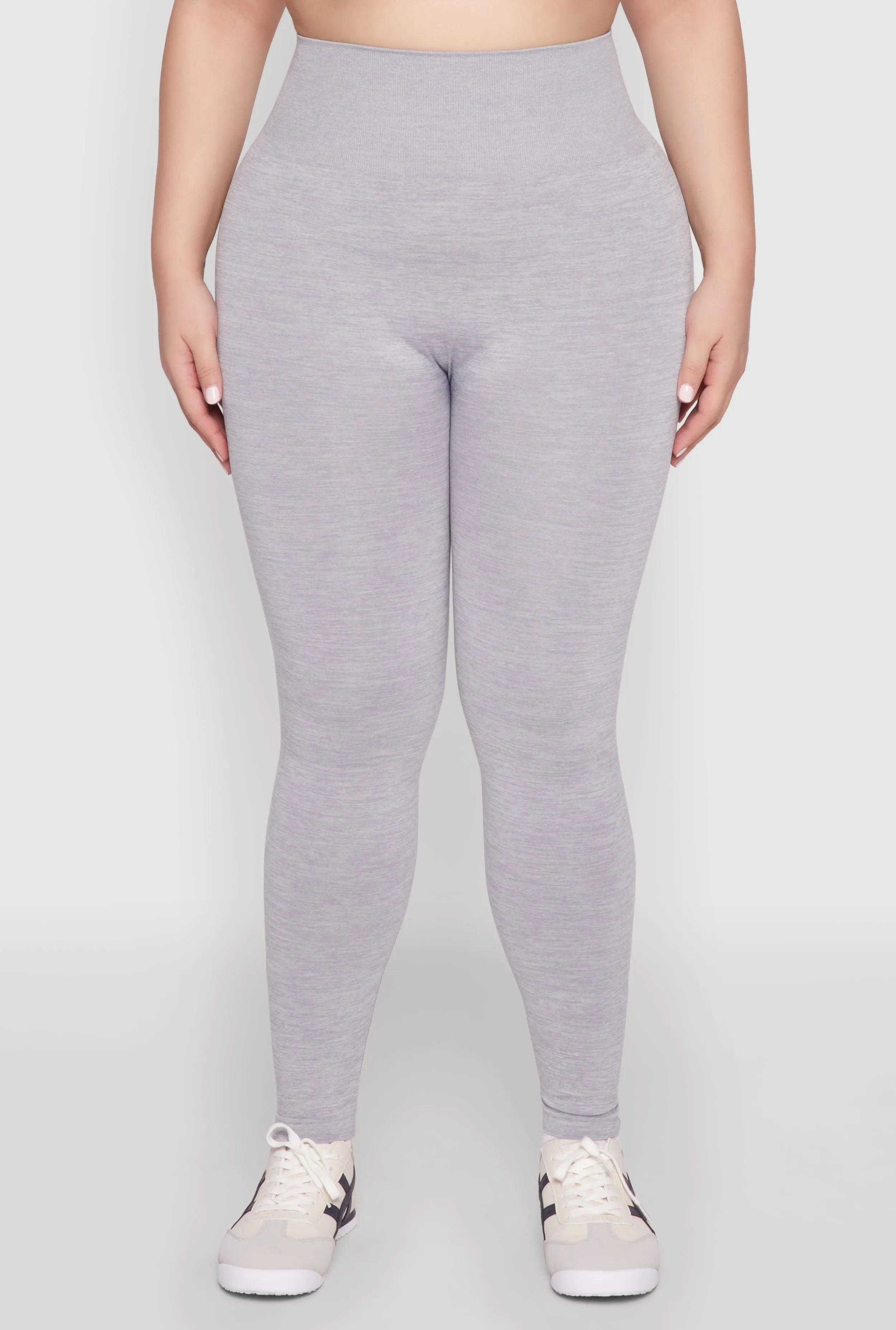 Plus Size High Waisted Seamless Leggings sold by Rainbow product image thumbnail 5