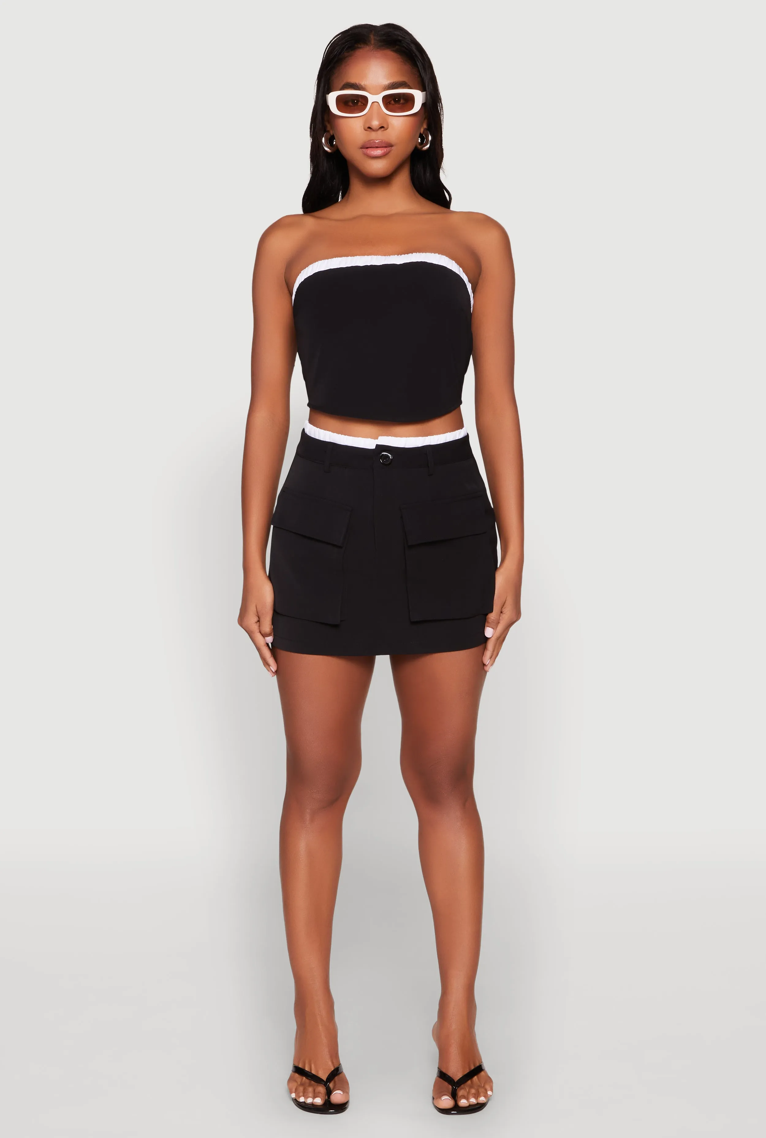 Contrast Trim Tube Top sold by Rainbow product image thumbnail 3