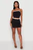Contrast Trim Tube Top sold by Rainbow