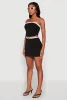 Contrast Trim Tube Top sold by Rainbow