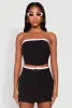 Contrast Trim Tube Top sold by Rainbow