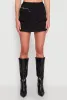 Hyperstretch Cargo Pocket Mini Skirt sold by Rainbow