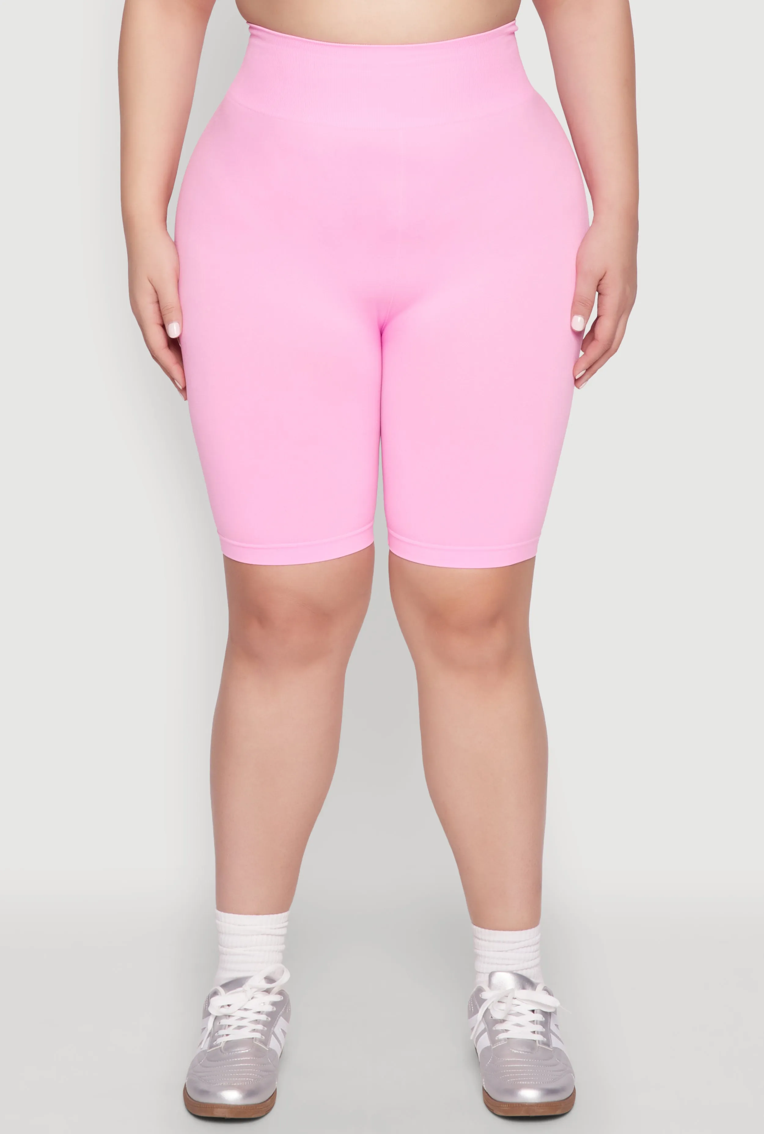 Plus Size High Waisted Biker Shorts sold by Rainbow product image thumbnail 3