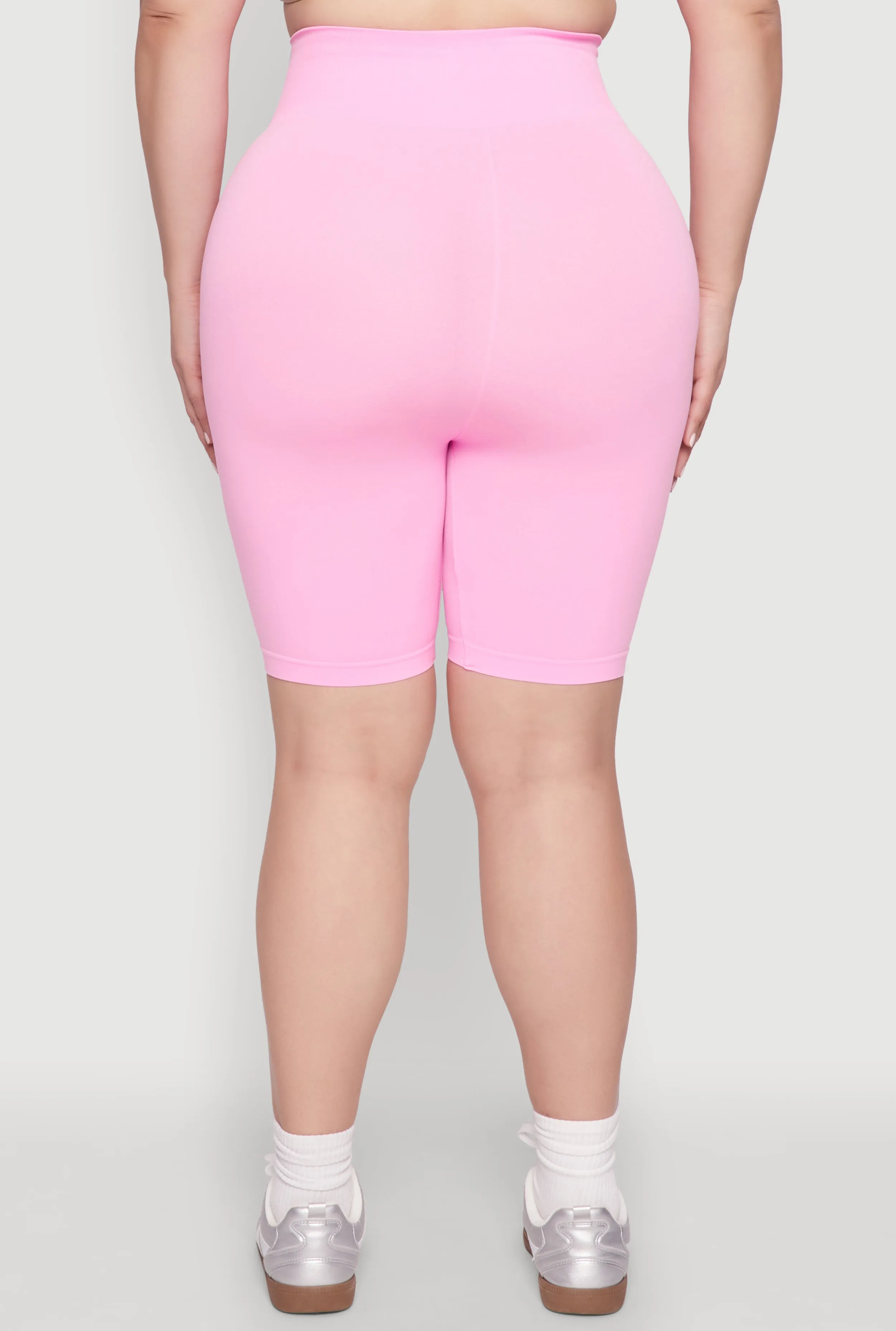 Plus Size High Waisted Biker Shorts sold by Rainbow product image thumbnail 5