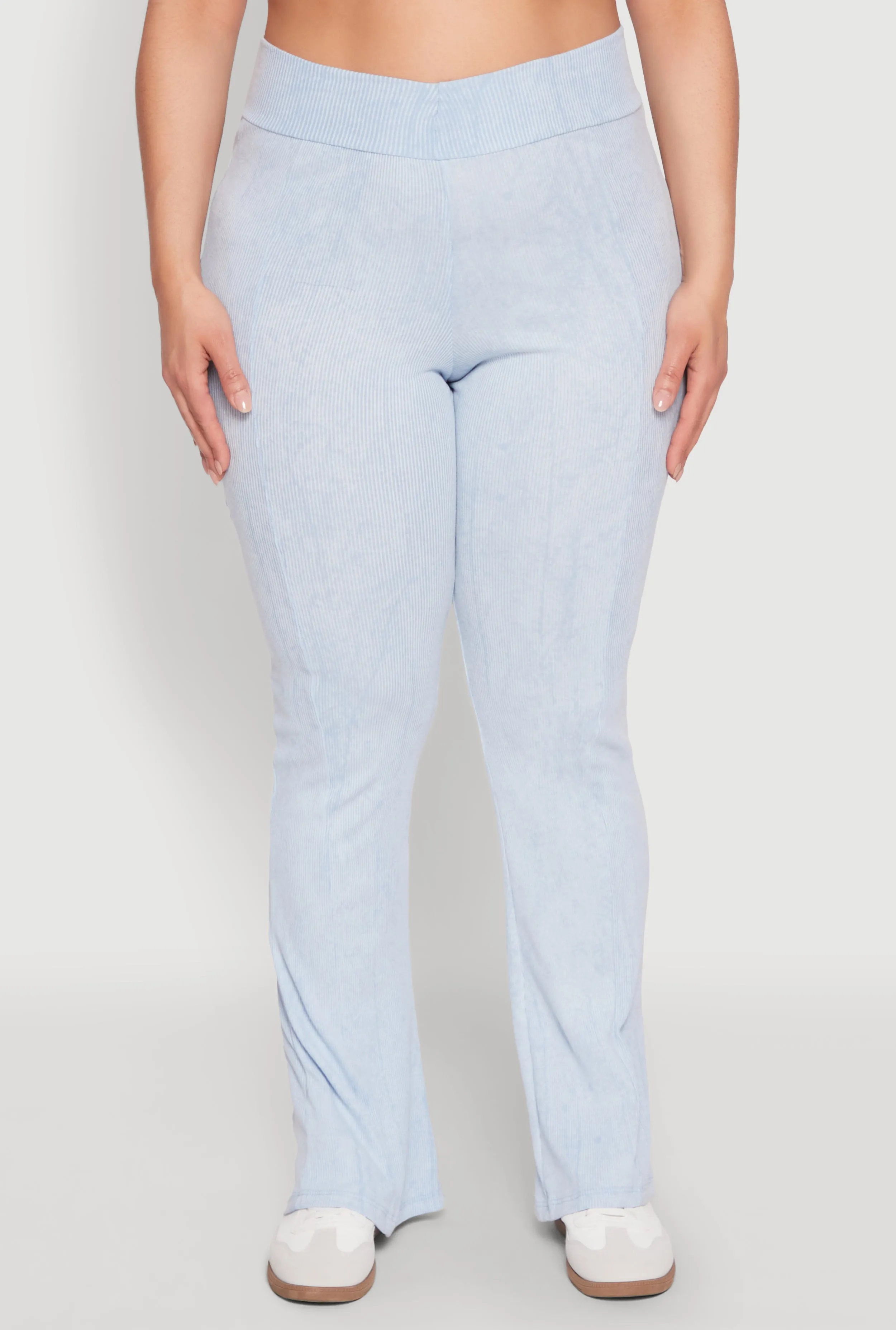 Plus Size Mineral Wash Boot Cut Pants sold by Rainbow product image thumbnail 3