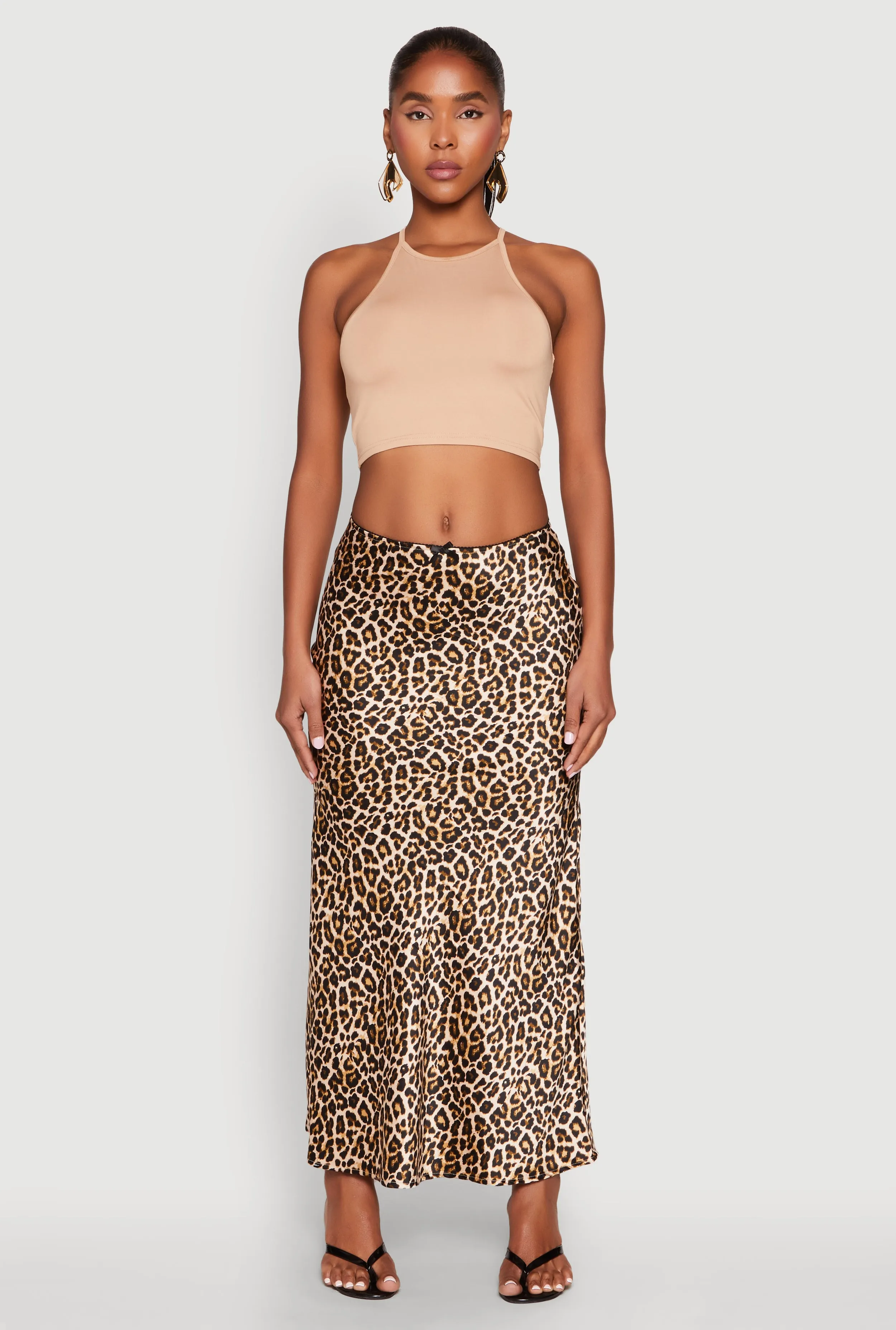 Daisy High Neck Cropped Tank Top sold by Rainbow product image thumbnail 3