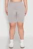 Plus Size High Waist Seamless Biker Shorts sold by Rainbow