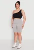 Plus Size High Waist Seamless Biker Shorts sold by Rainbow