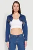 Daisy Denim Frayed Bolero Jacket sold by Rainbow