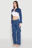 Daisy Denim Frayed Bolero Jacket sold by Rainbow