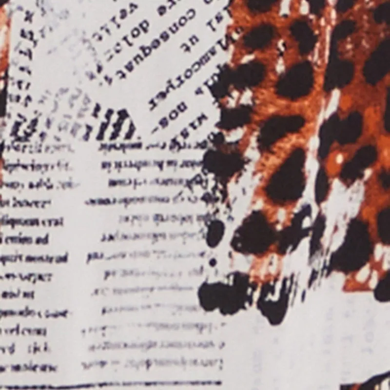 Plus Size Mesh Mixed Animal Print Duster sold by Rainbow product image thumbnail 4