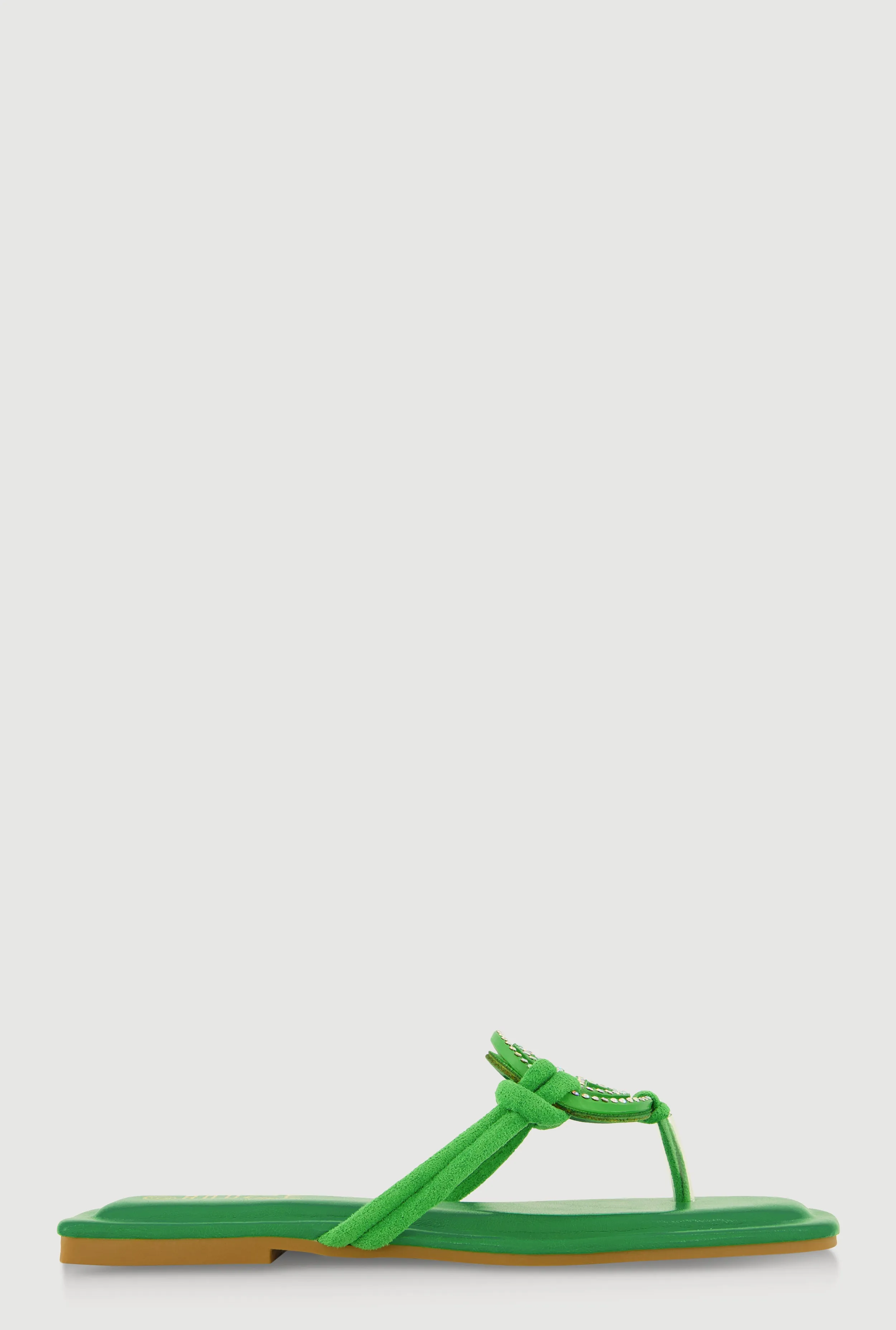 Rhinestone Geometric Pendant Thong Sandals sold by Rainbow product image thumbnail 2