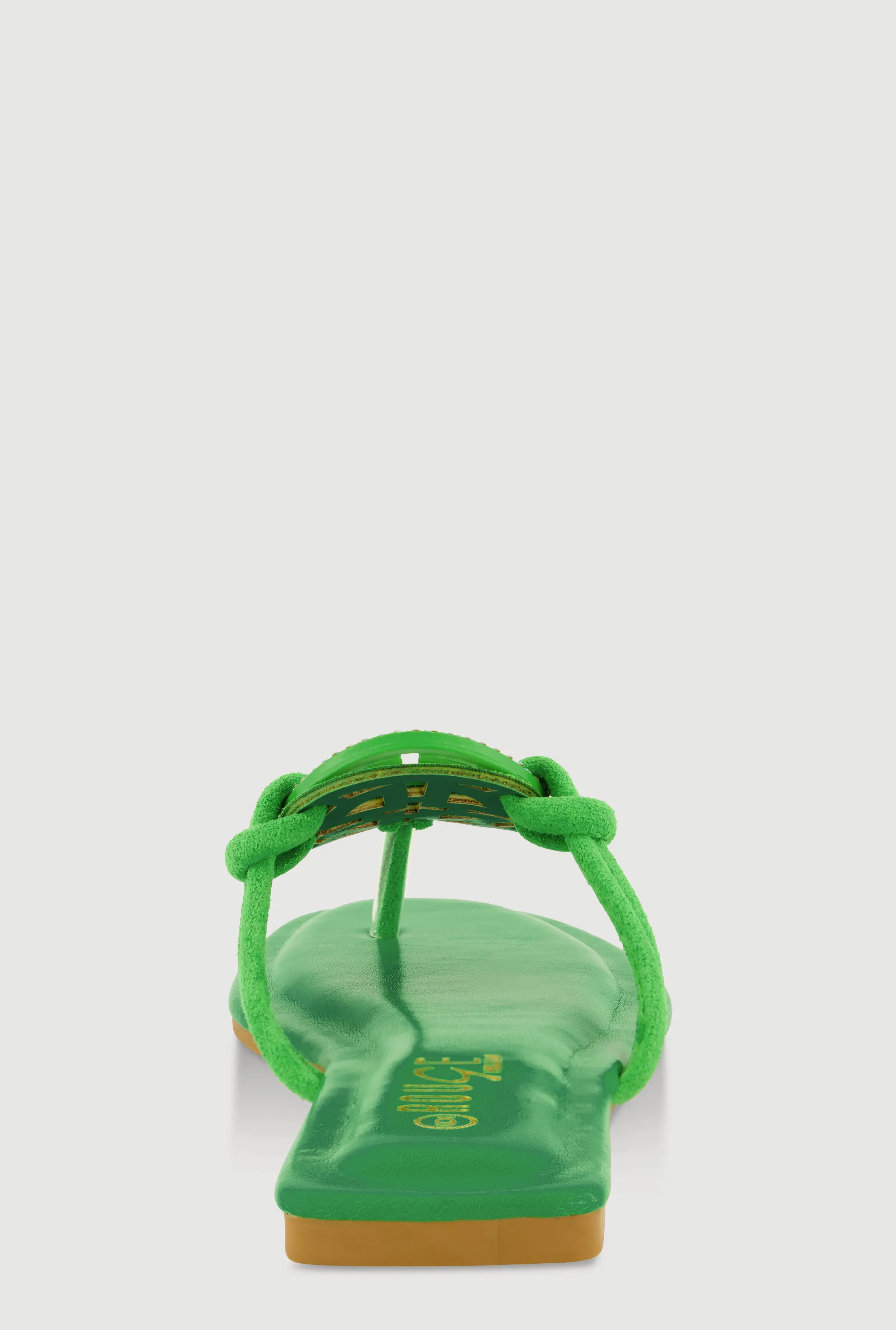 Rhinestone Geometric Pendant Thong Sandals sold by Rainbow product image thumbnail 3