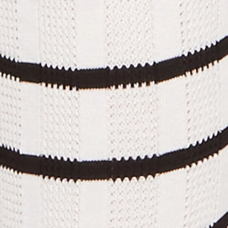 Striped Crochet Knit Tie Front Top sold by Rainbow product image thumbnail 4