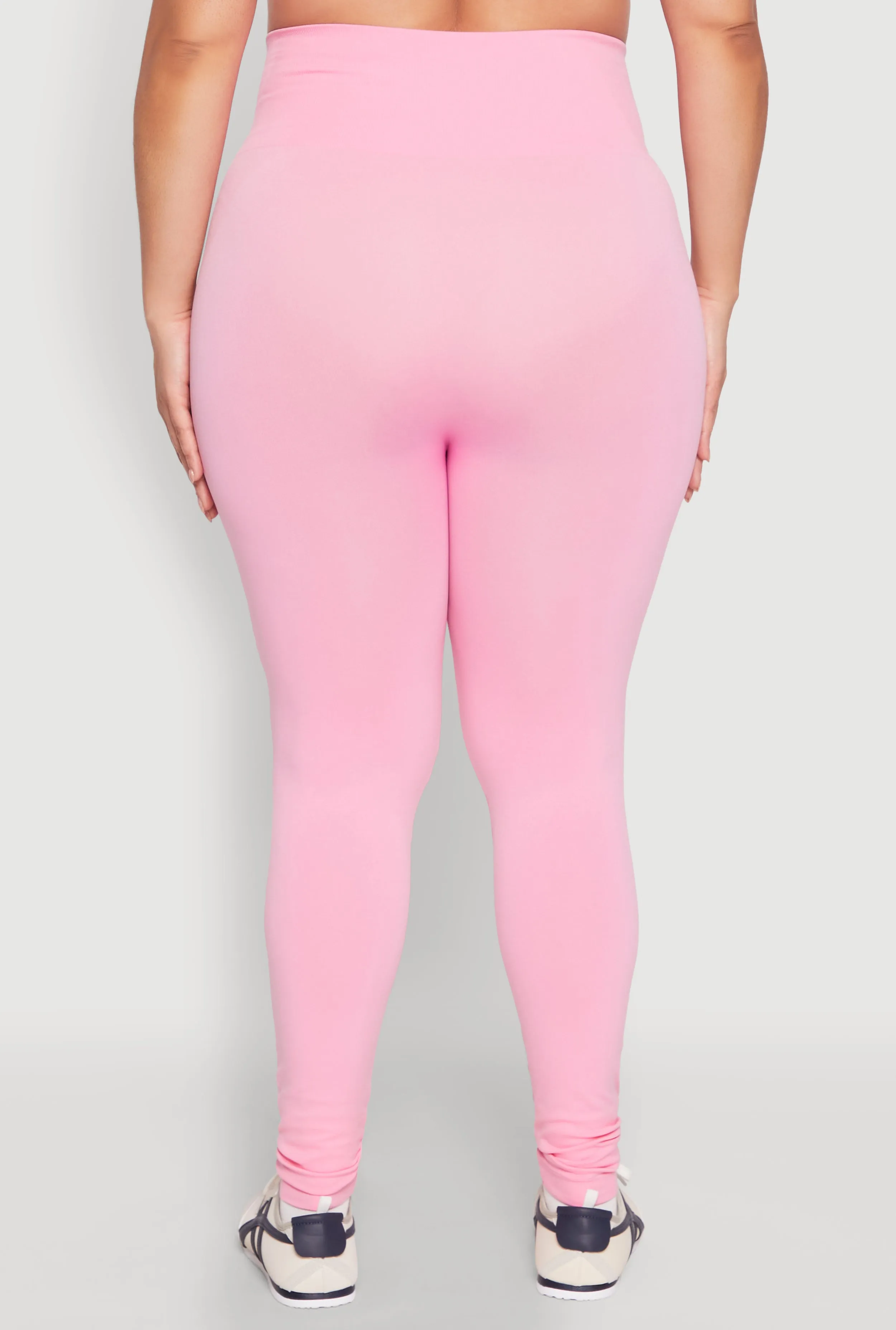 Plus Size High Waisted Seamless Leggings sold by Rainbow product image thumbnail 5