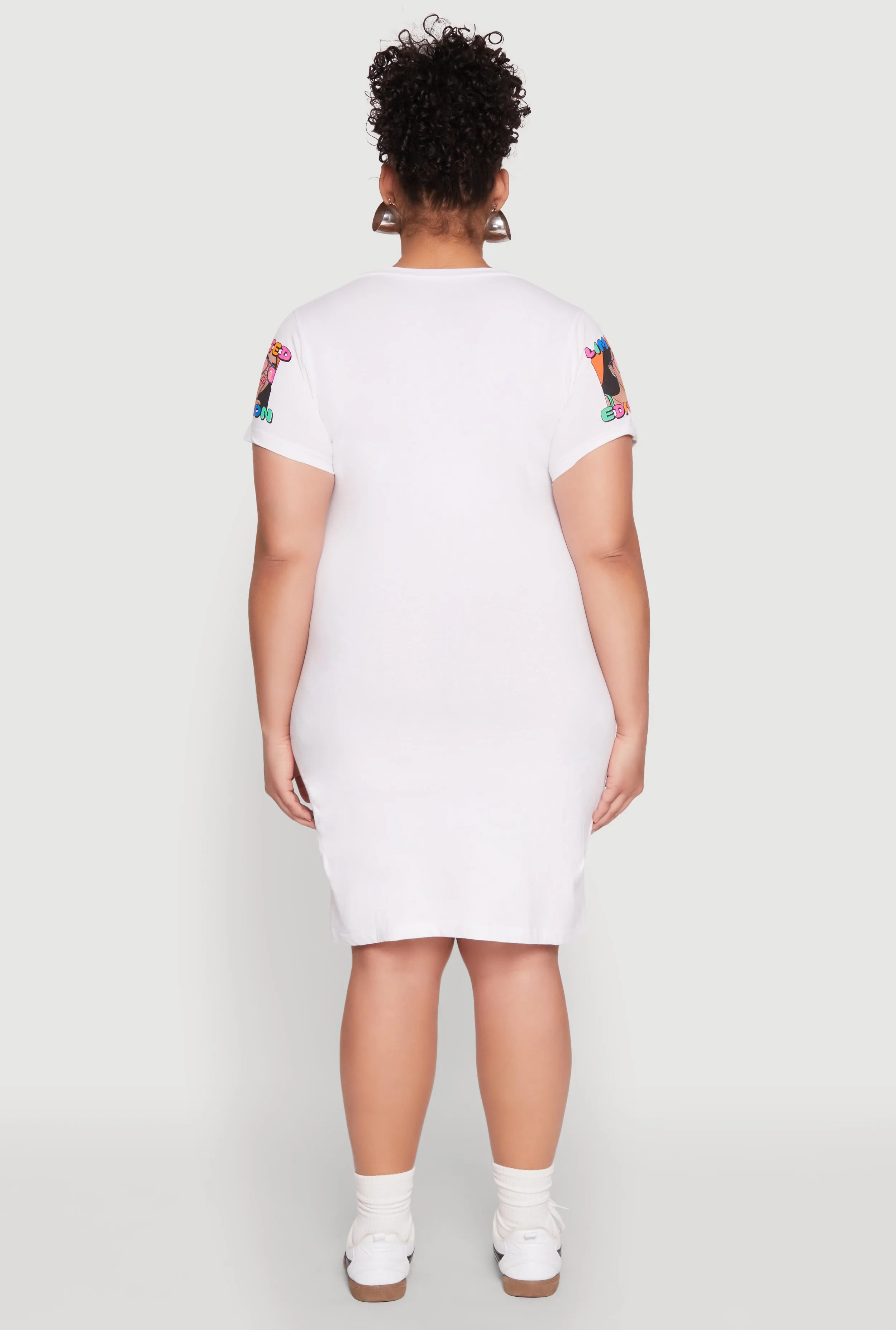 Plus Size Limited Edition Graphic T Shirt Dress sold by Rainbow product image thumbnail 5