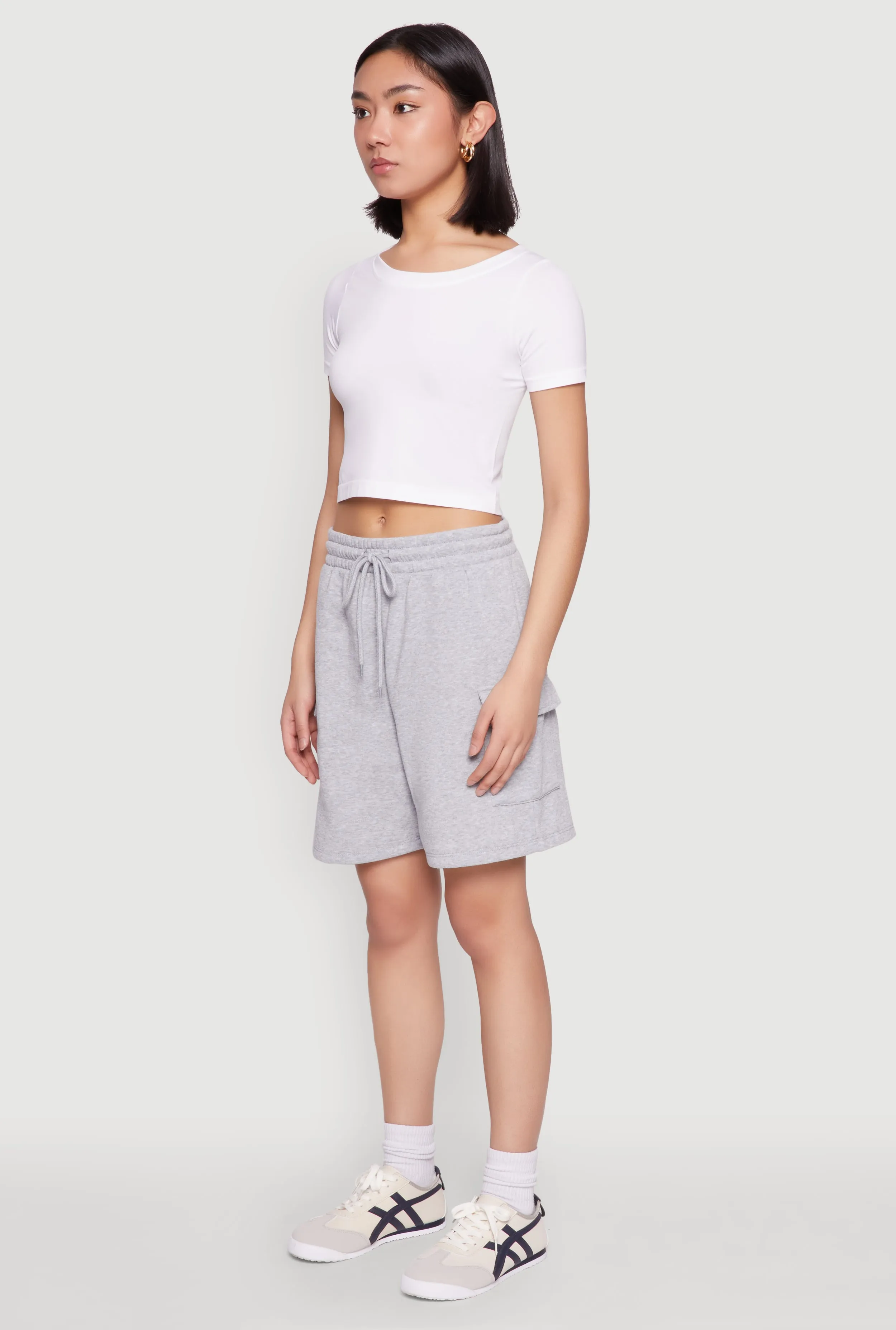 Cargo Pocket Drawstring Sweatshorts sold by Rainbow product image thumbnail 3