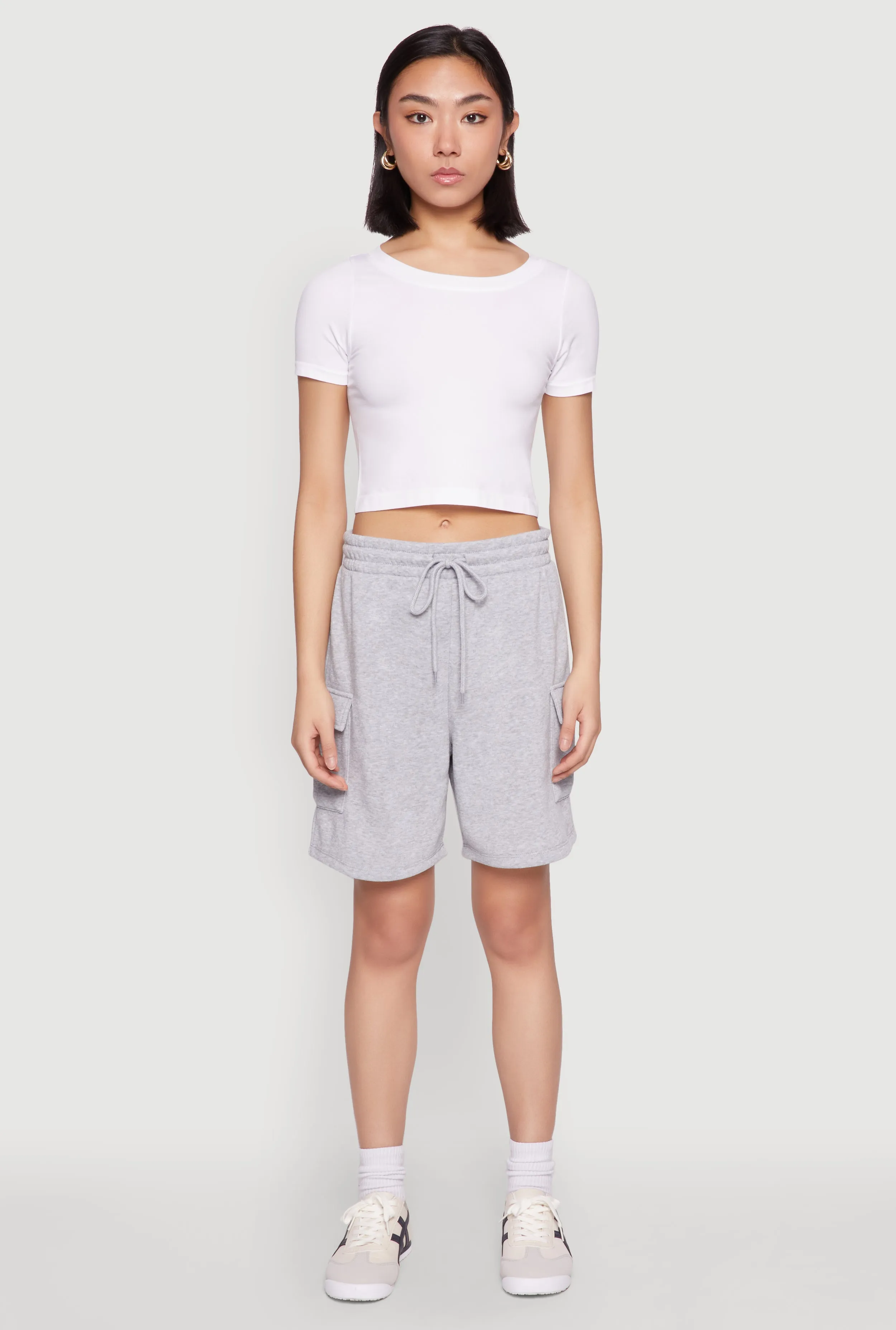 Cargo Pocket Drawstring Sweatshorts sold by Rainbow