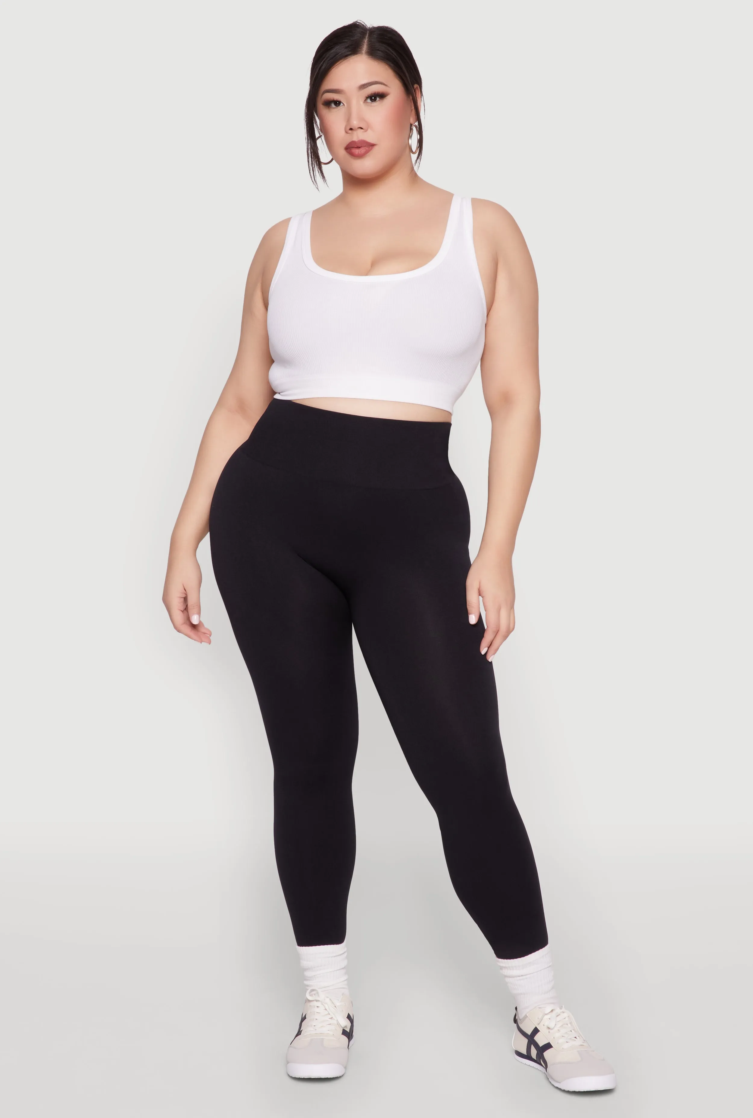 Plus Size High Waisted Seamless Leggings sold by Rainbow product image thumbnail 2