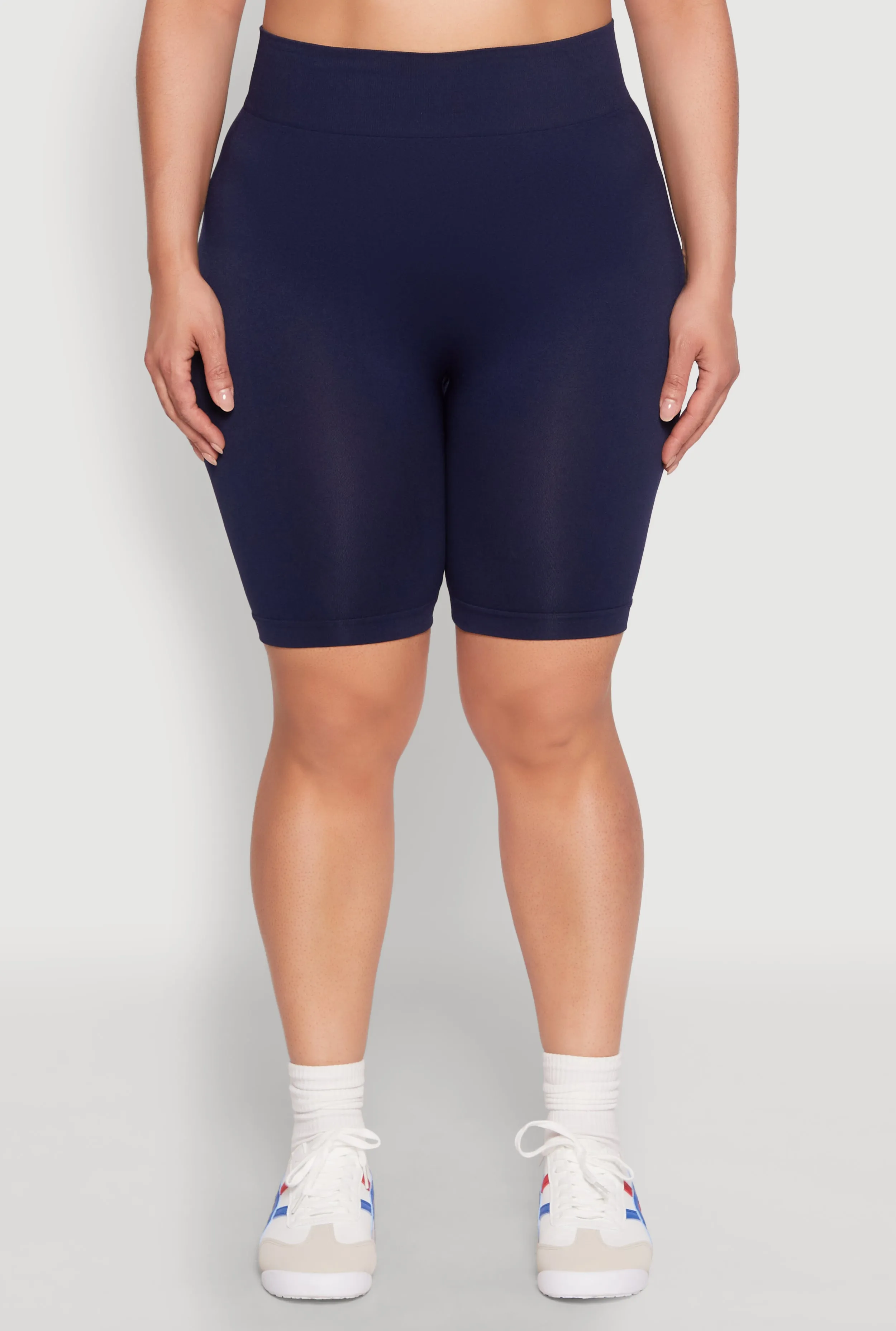 Plus Size High Waist Seamless Biker Shorts sold by Rainbow product image thumbnail 5