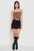 Cargo Denim Mini Skirt sold by Rainbow